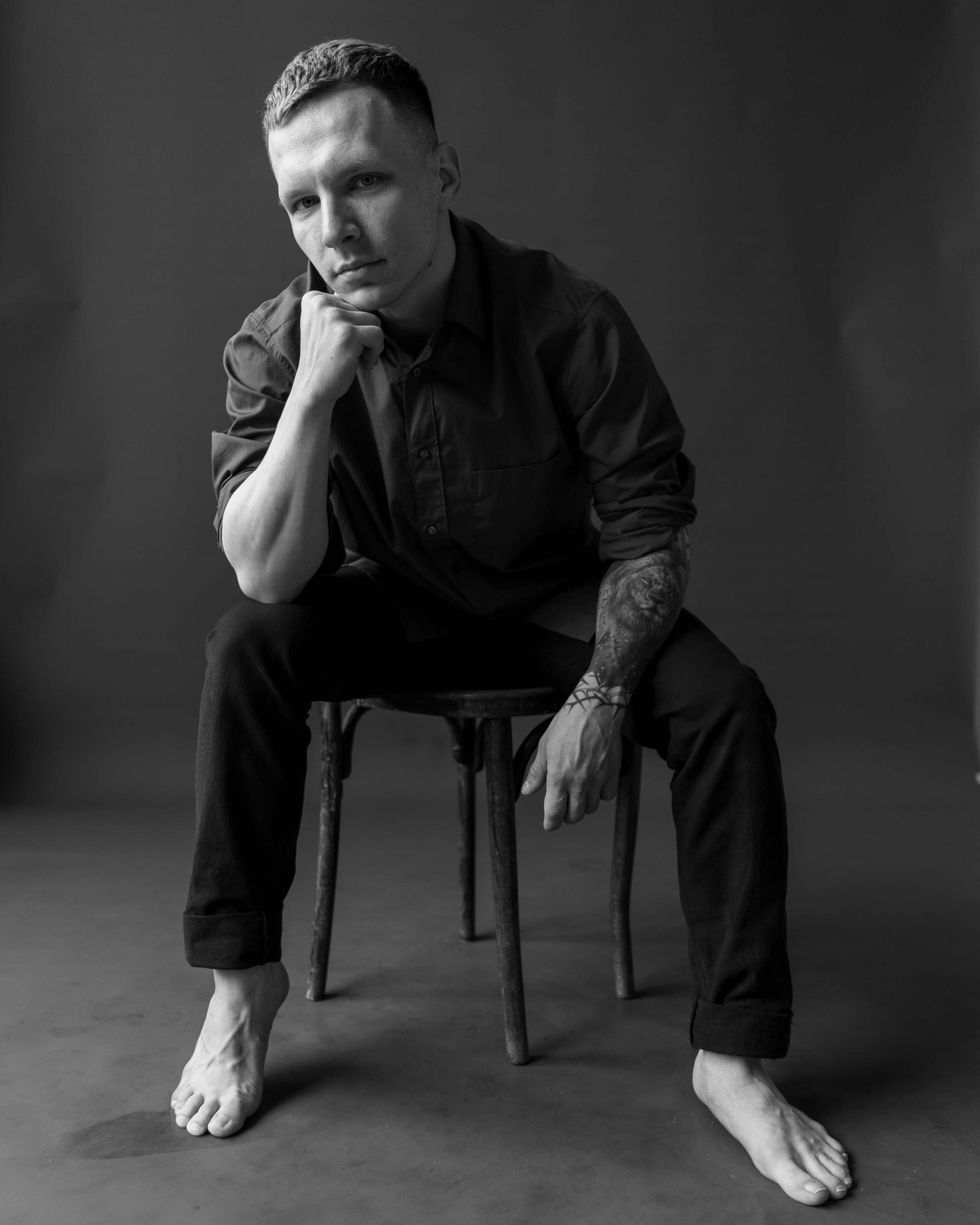 Мужская съёмка в студии. Фотограф Елизавета Потешкина