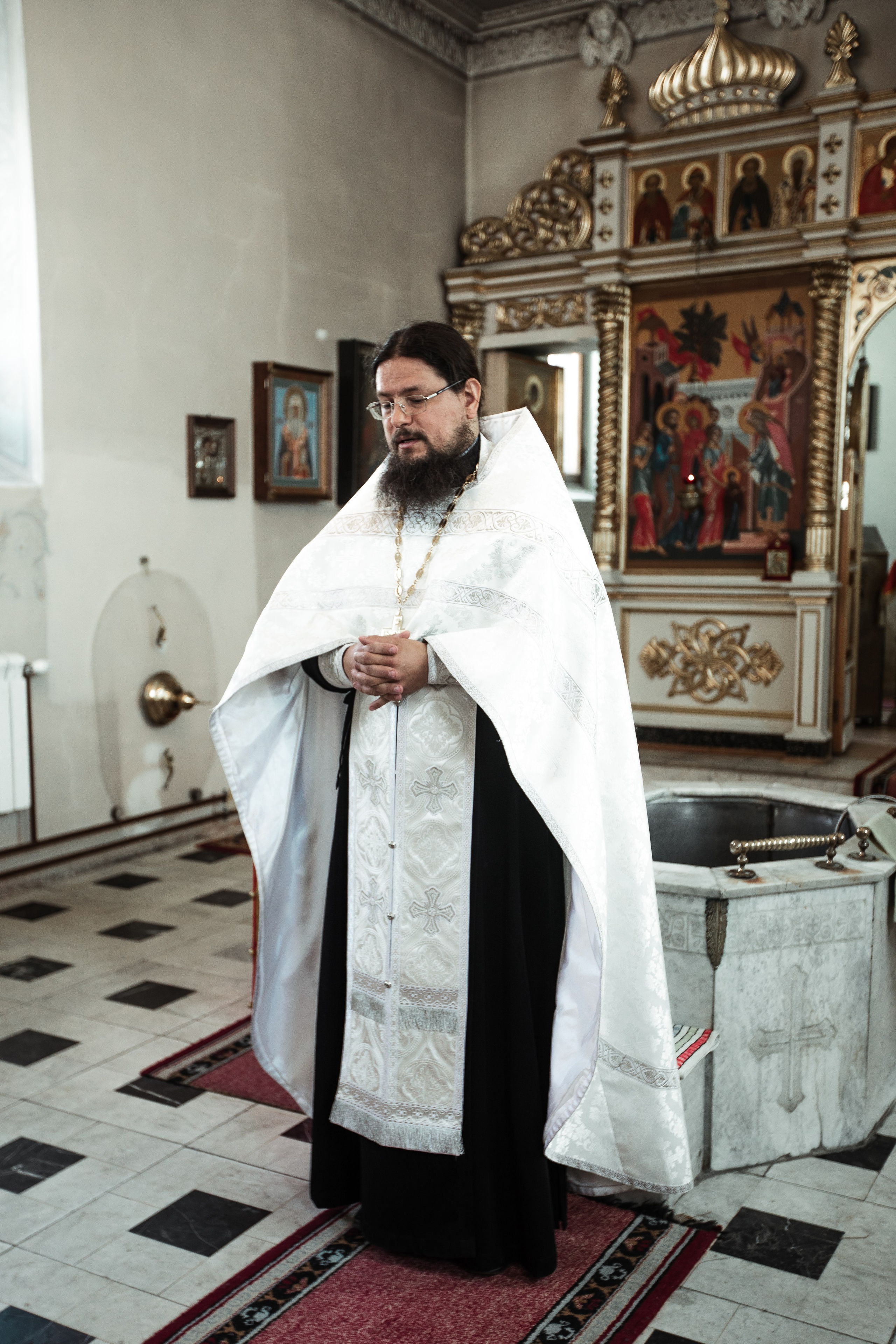 Крещение Николая в Елоховском Соборе. Фотосессии в Москве - фотограф Неонилла Ленко