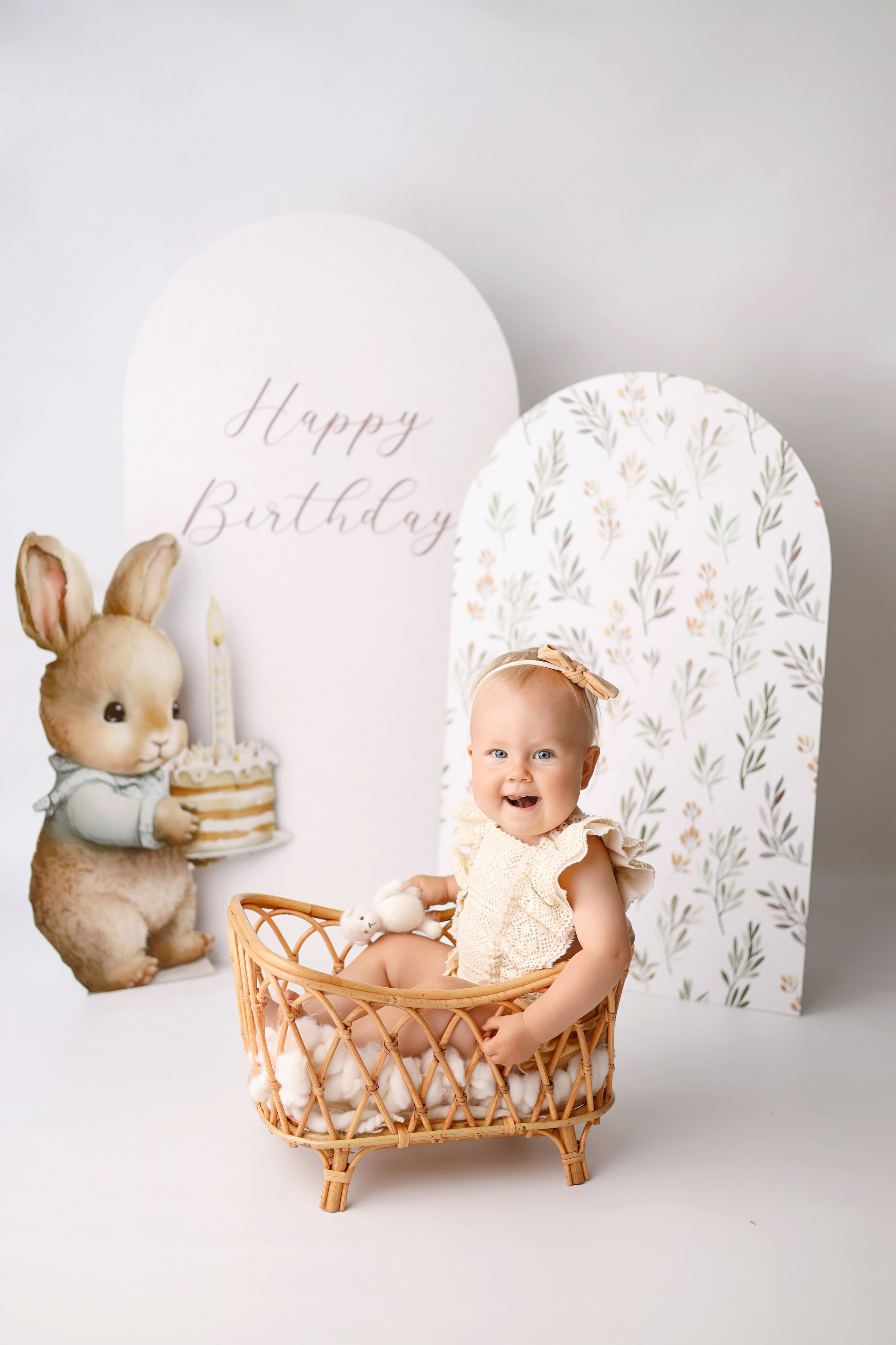 Детская фотосессия на 1 годик для Киры. Фотограф новорожденных Москва. Ньюборн фотограф Москва