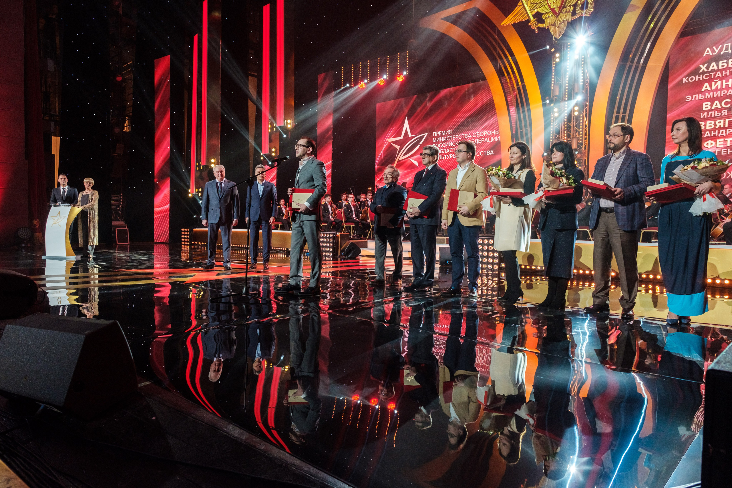 Фото репортаж с церемонии награждения в Театре Красной Армии. Любовь Потапова
