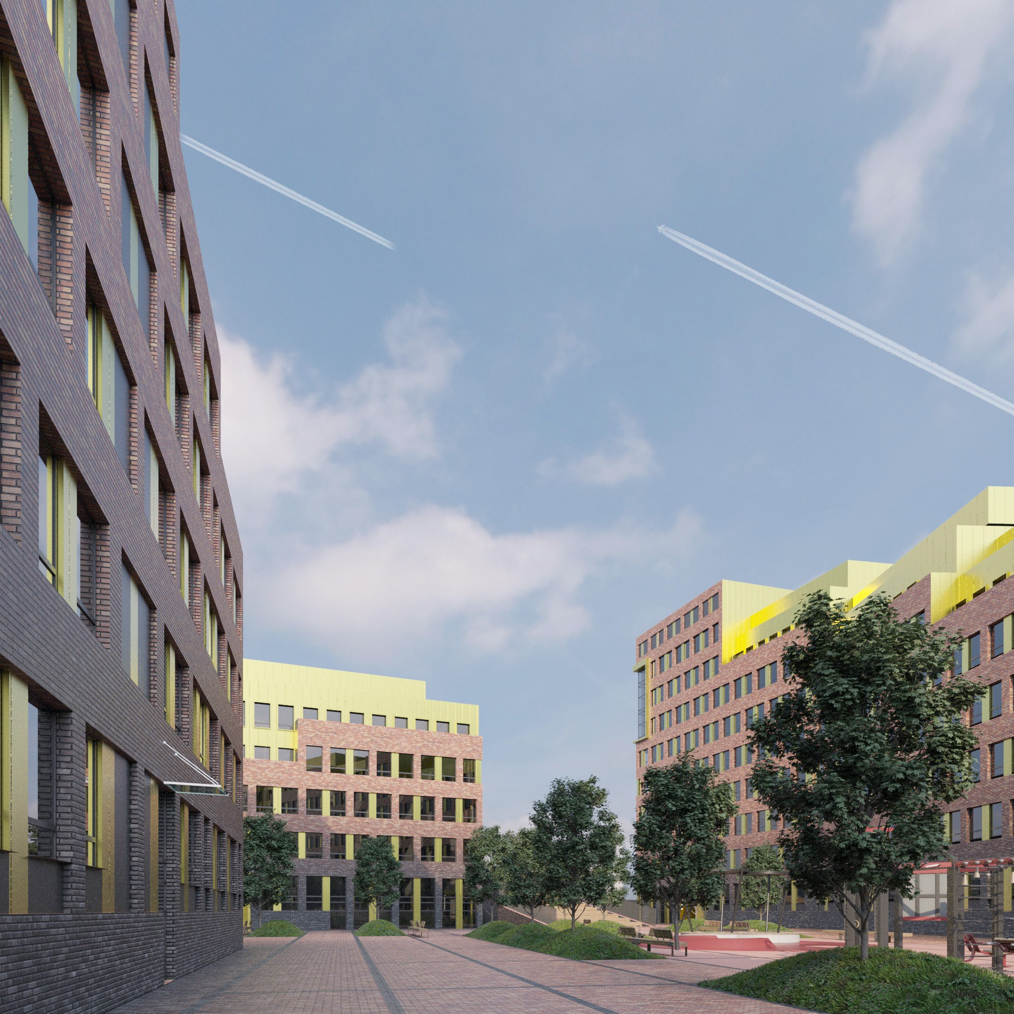 Многоквартирные дома / Dachnaya_GK Вариант 2. SAAS Селиванов Алексей Архитектурная Студия