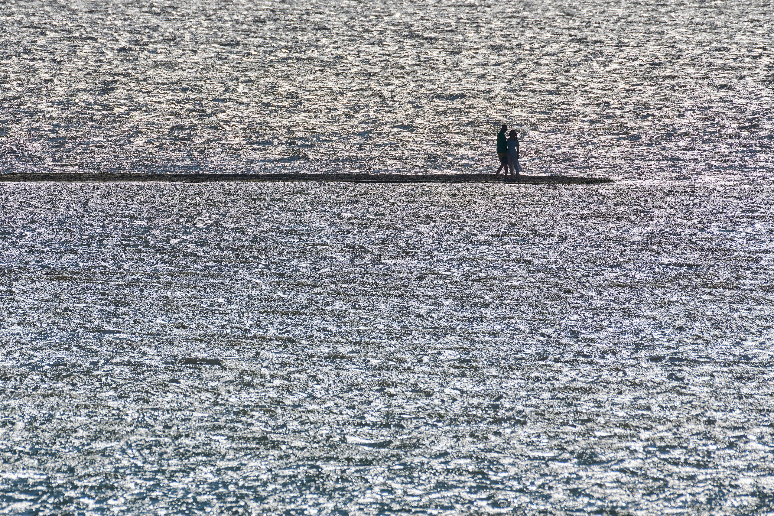 прогулка, пара, станица Благовещенская, коса, пляж, море, лиман, вода, вдвоем, любовь