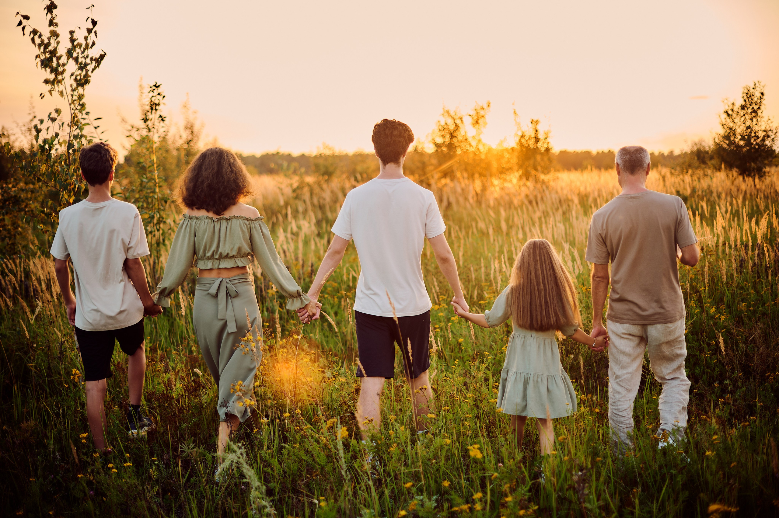 НА ЗАКАТЕ | НАСТЯ, ВИТЯ, МАША, ЛЕША и ЖЕНЯ. Свадебный и семейный фотограф РИТА БОЧКАРЁВА
