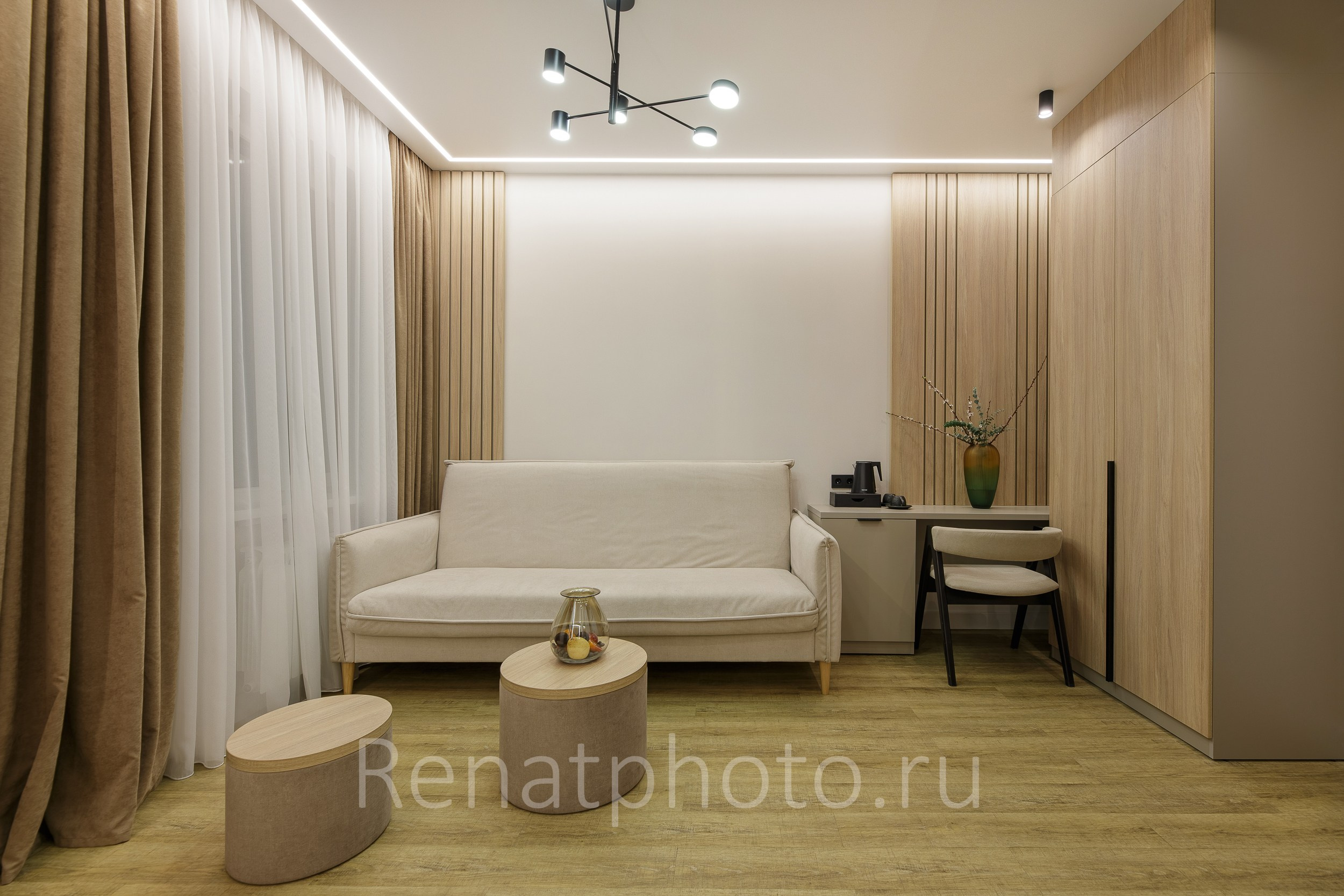 Интерьерная фотосъёмка отелей в г. Анапа. Профессиональная фотосъёмка интерьеров, предметная фотосессия еды для меню г. Анапа