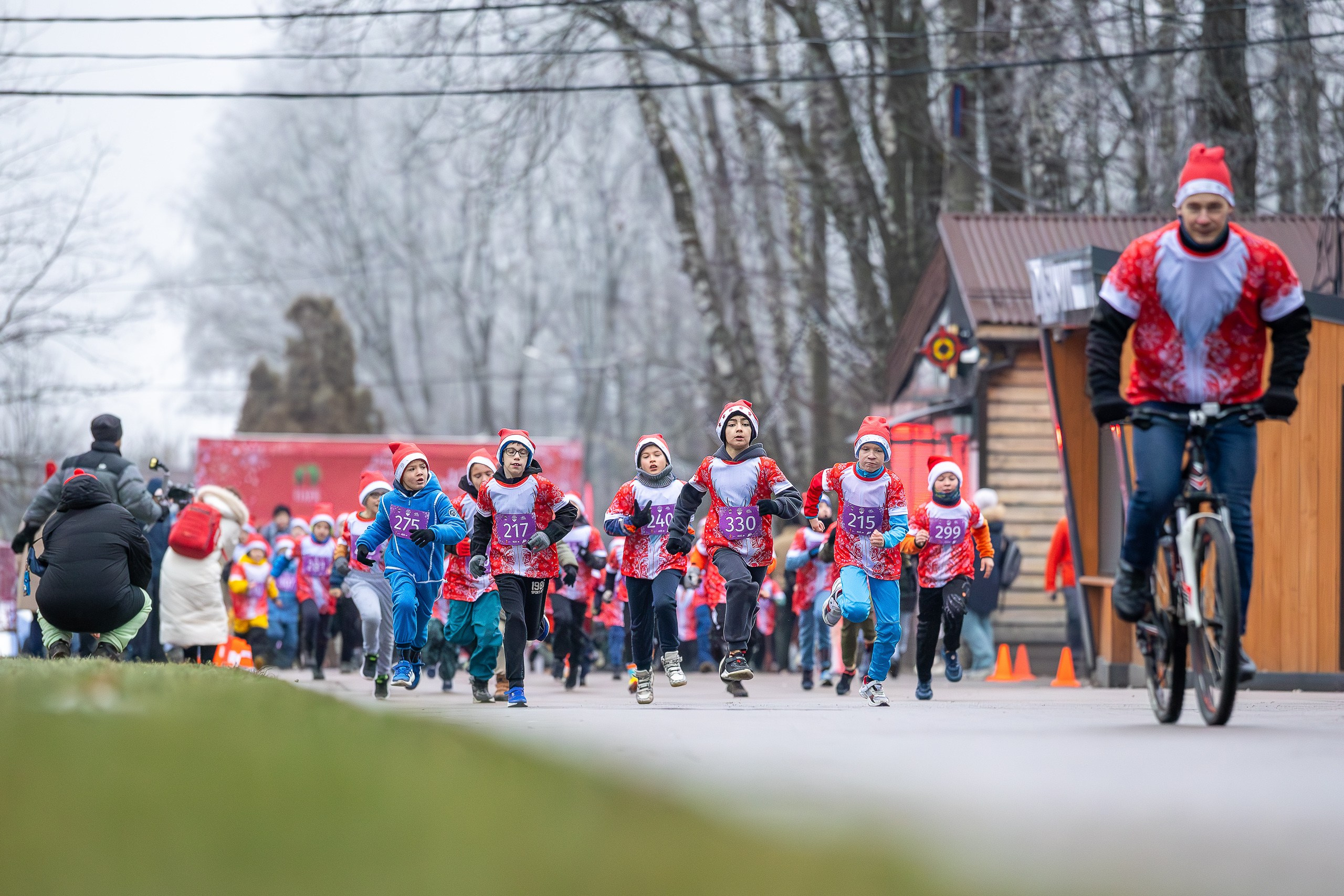 Забег Дедов Морозов!. Свадебная фотосъёмка в Москве, Туле