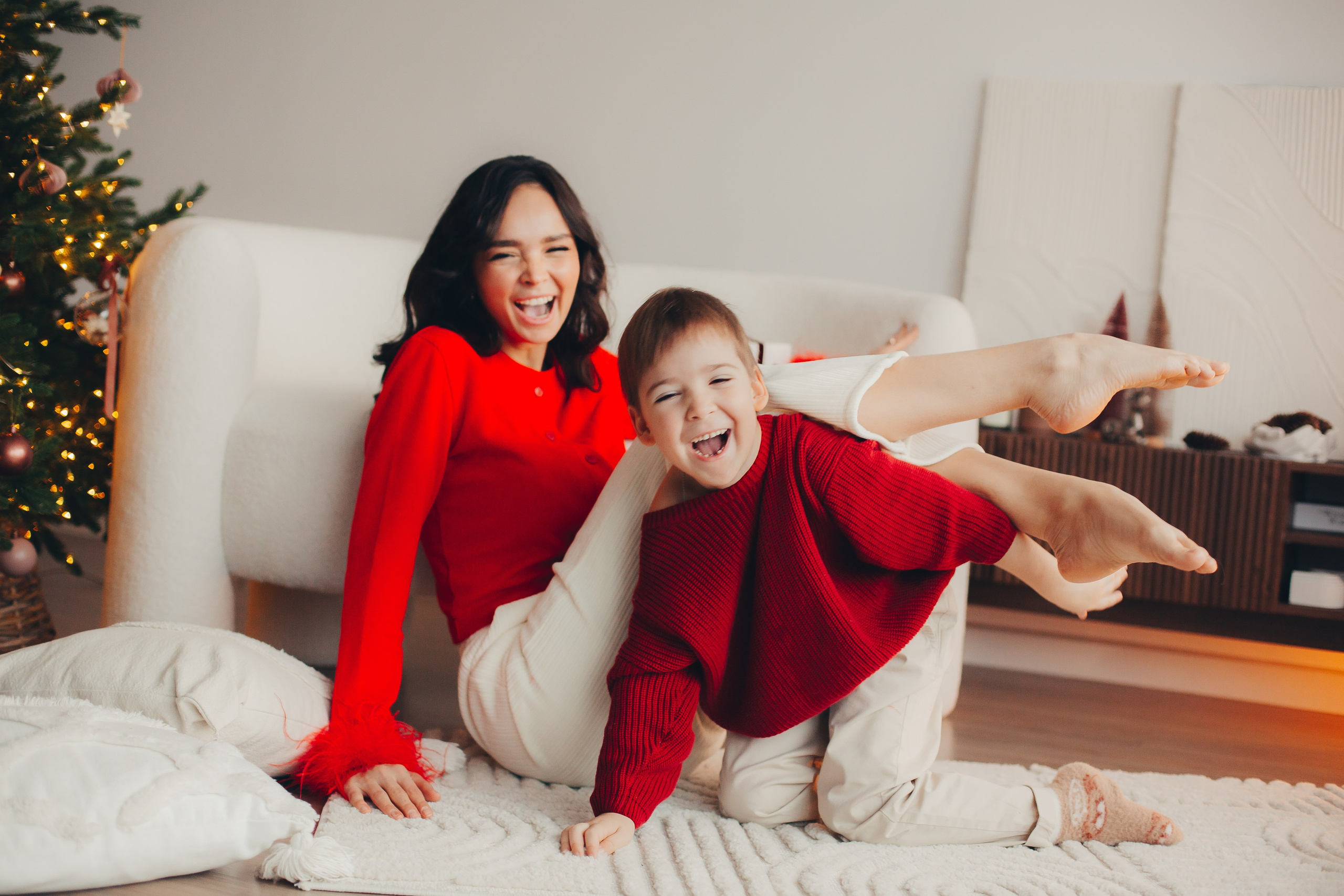 Новогодняя съёмка в студии. Фотограф Евгения Мальцева, Архангельск