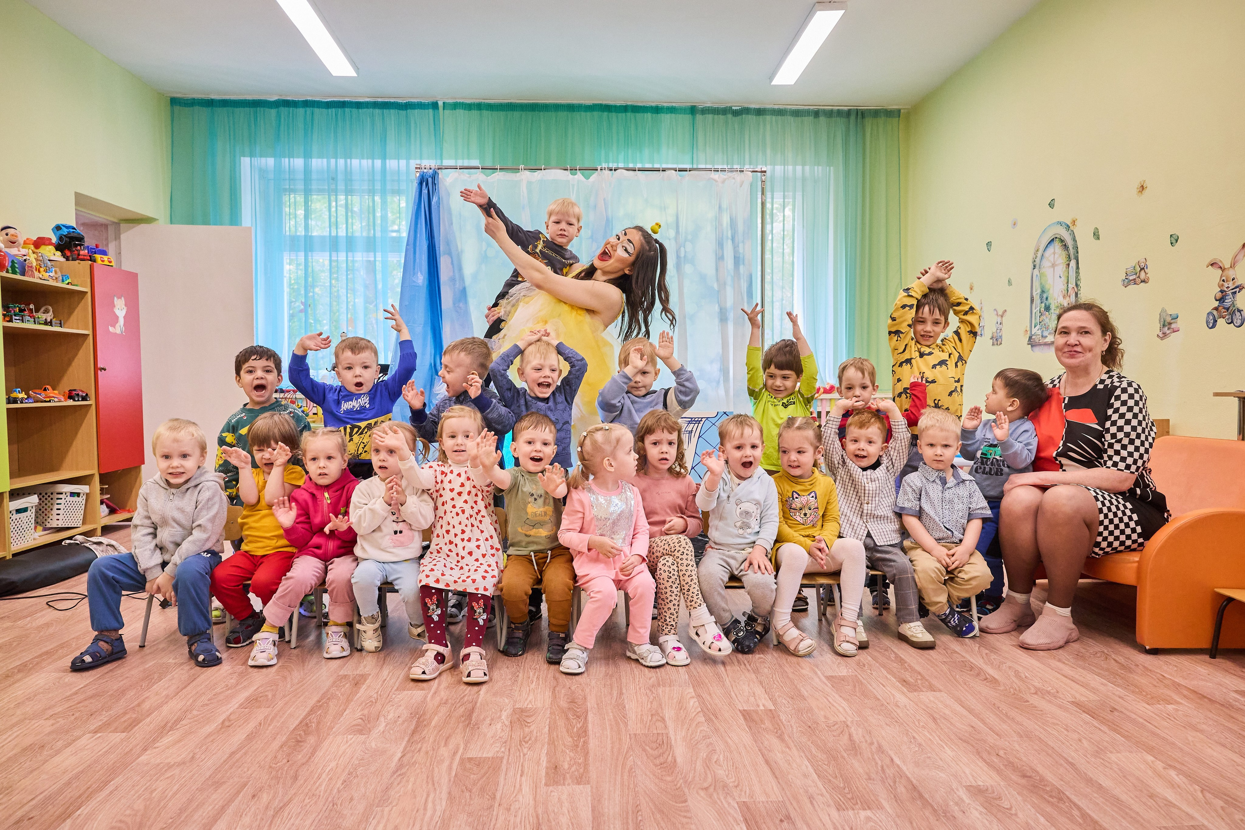 Утренник в детском саду. Фотограф Настя Че