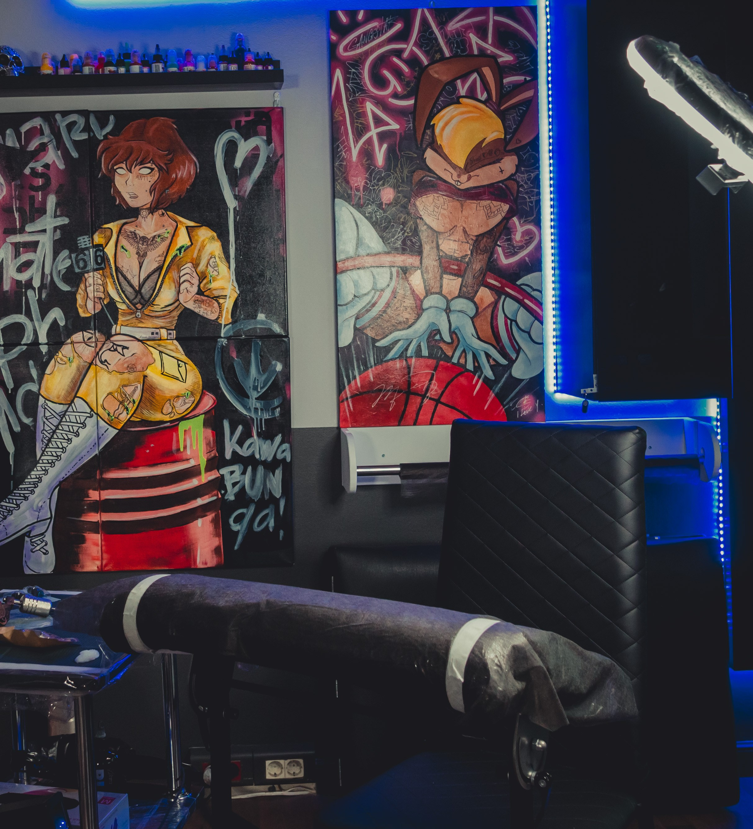 В тату студии. Фотограф в Москве Виталий Мишкин