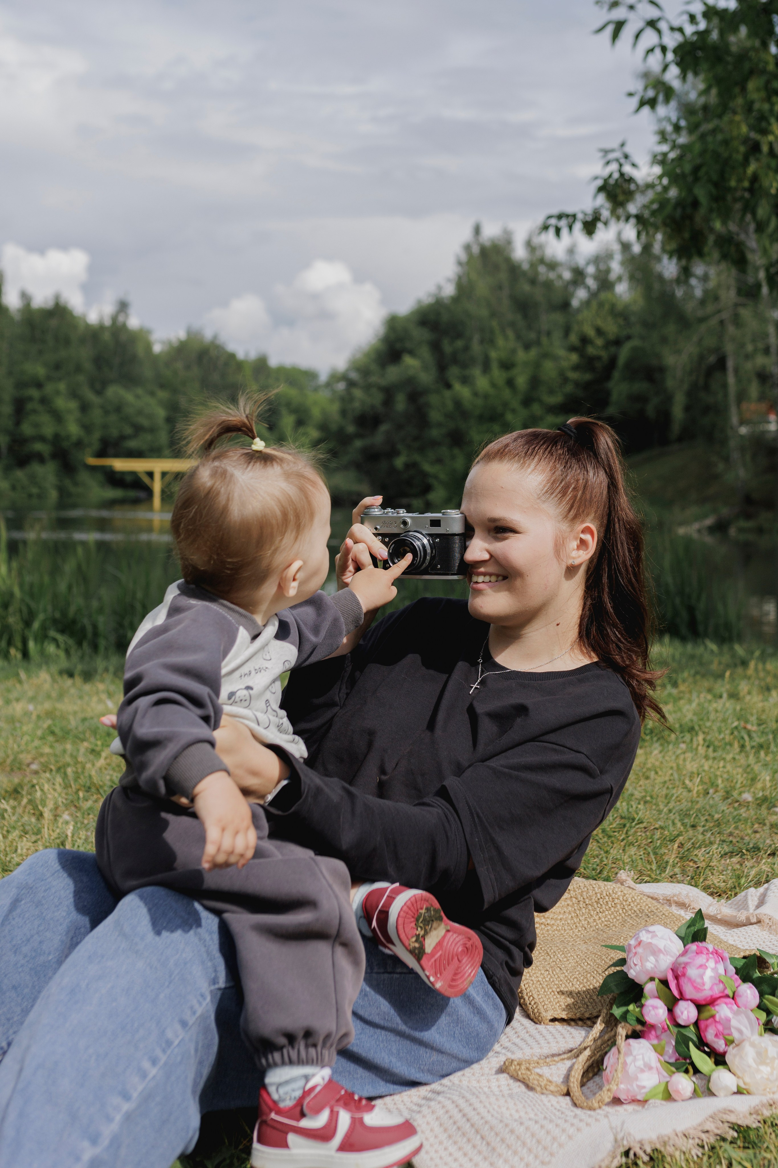 Прогулка с корги. Семейный и детский фотограф в Рязани Васюгова Мария