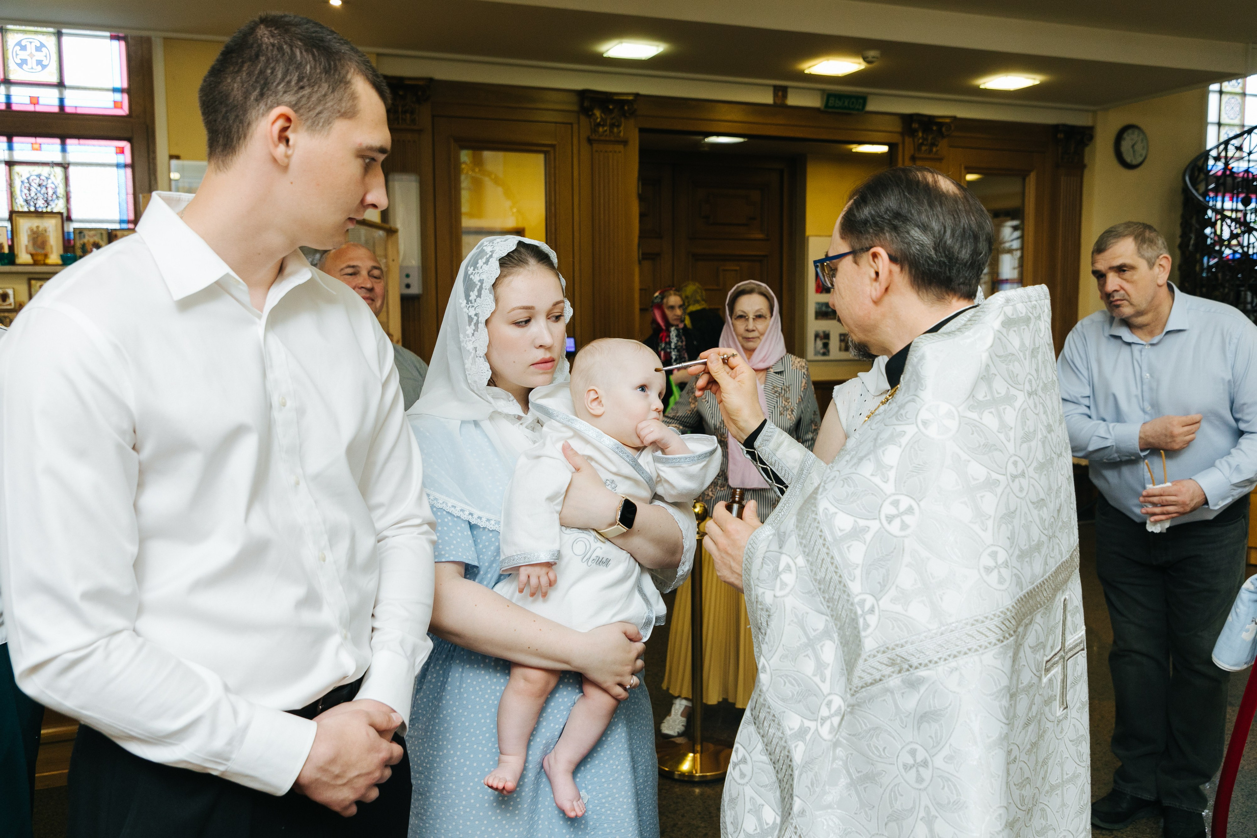 Крещение Храм всех святых в земле русской просиявших СПб. Фотограф на крещение в Санкт Петербурге