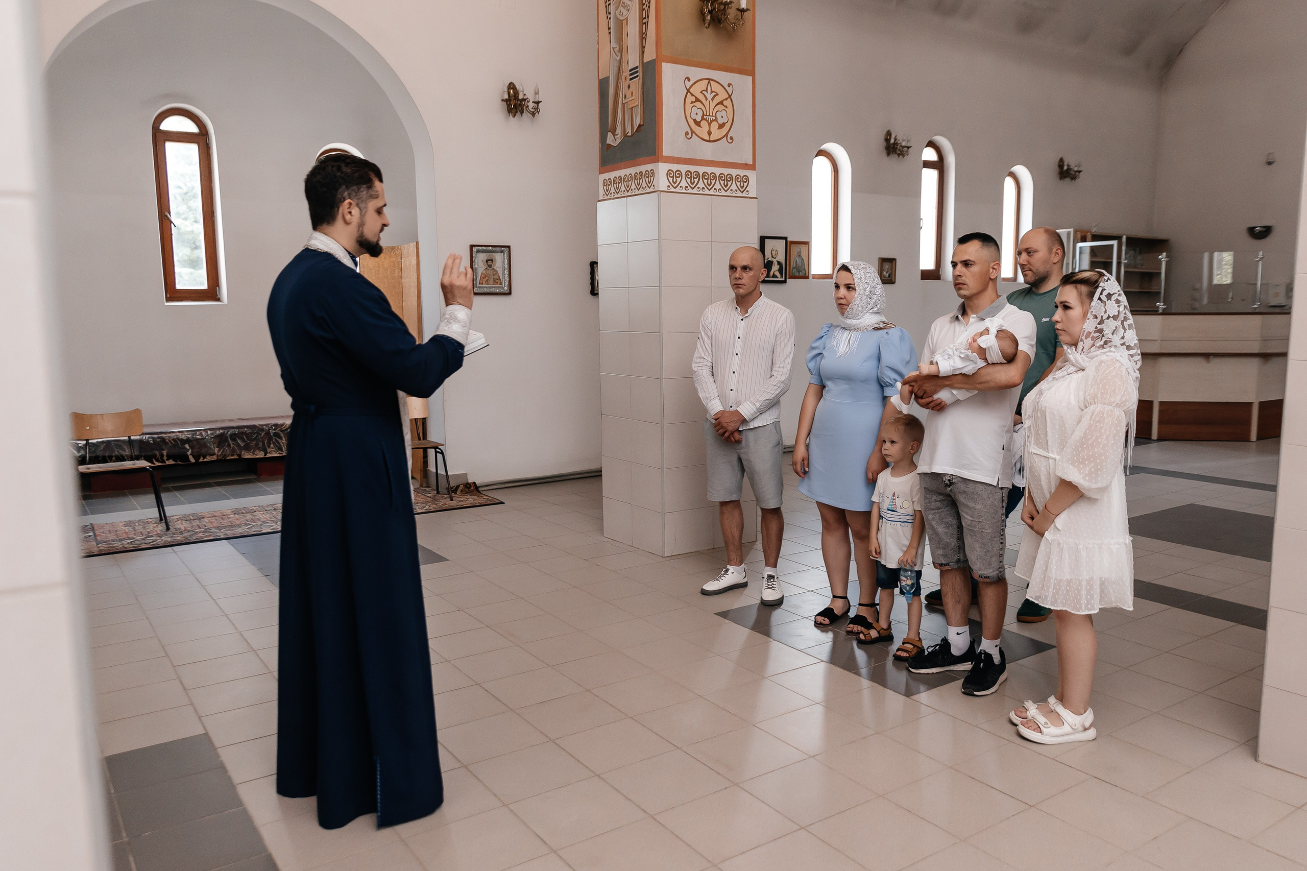 Крещение Ксении. Семейный фотограф Минск Усова Ольга