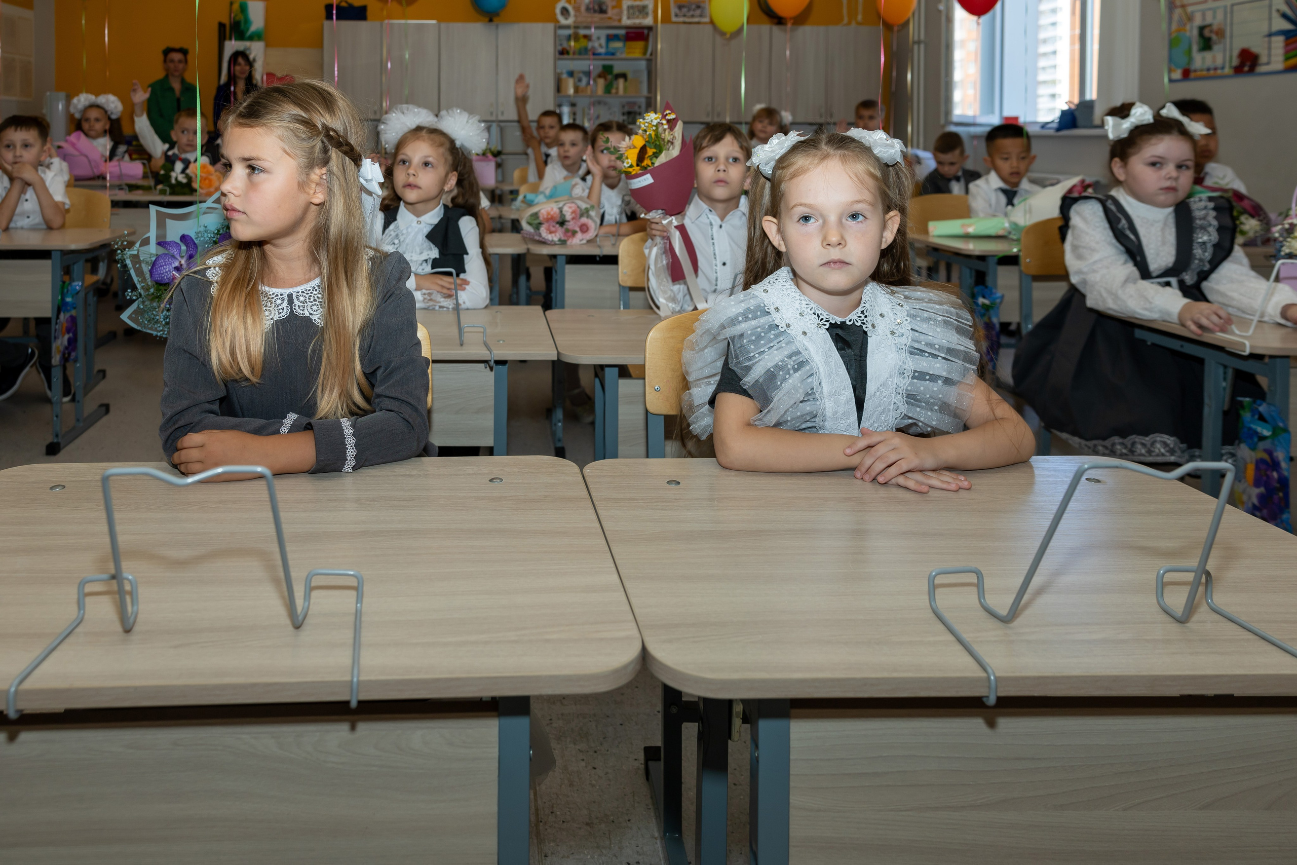 Первый раз в первый класс (репортажная съемка). Фотограф в Серпухове Наталья Руденко