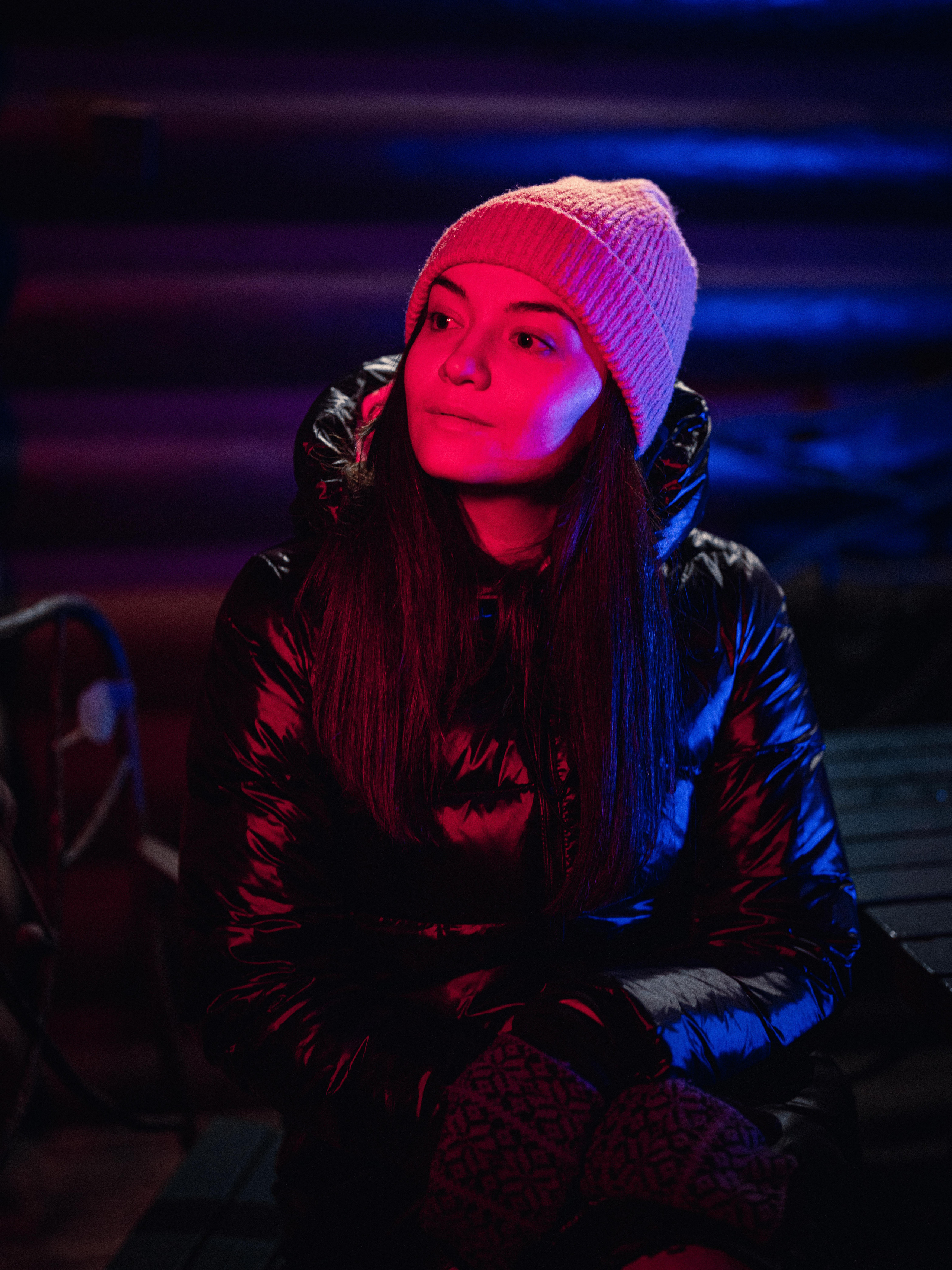 Съёмка в стиле неон, neon lights. Портретный и семейный фотограф в Москве Андрей Спрогис