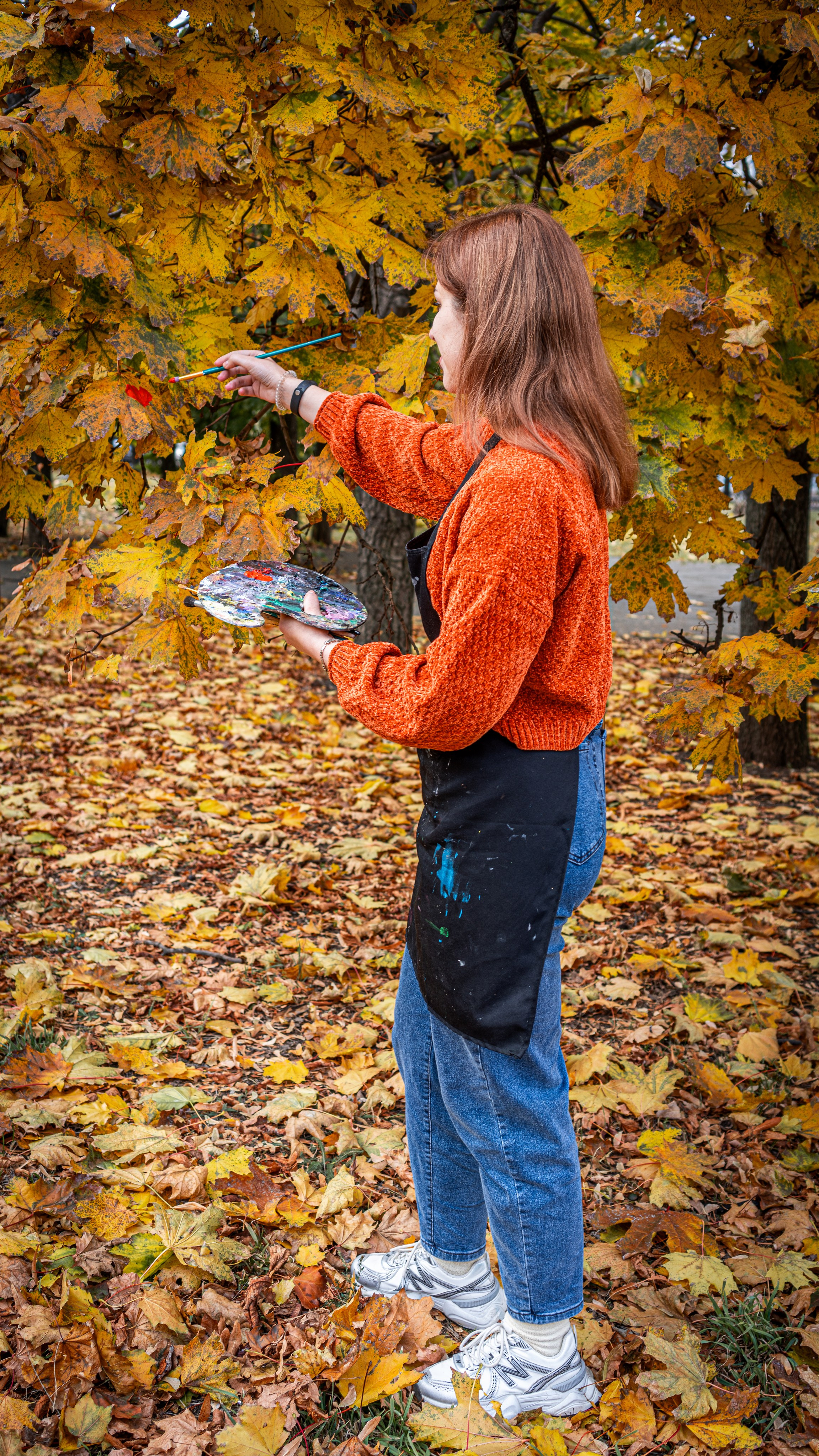 Яркая прогулка среди осенней листвы. Фотограф в РФ и ЛНР Юлия Федосеева
