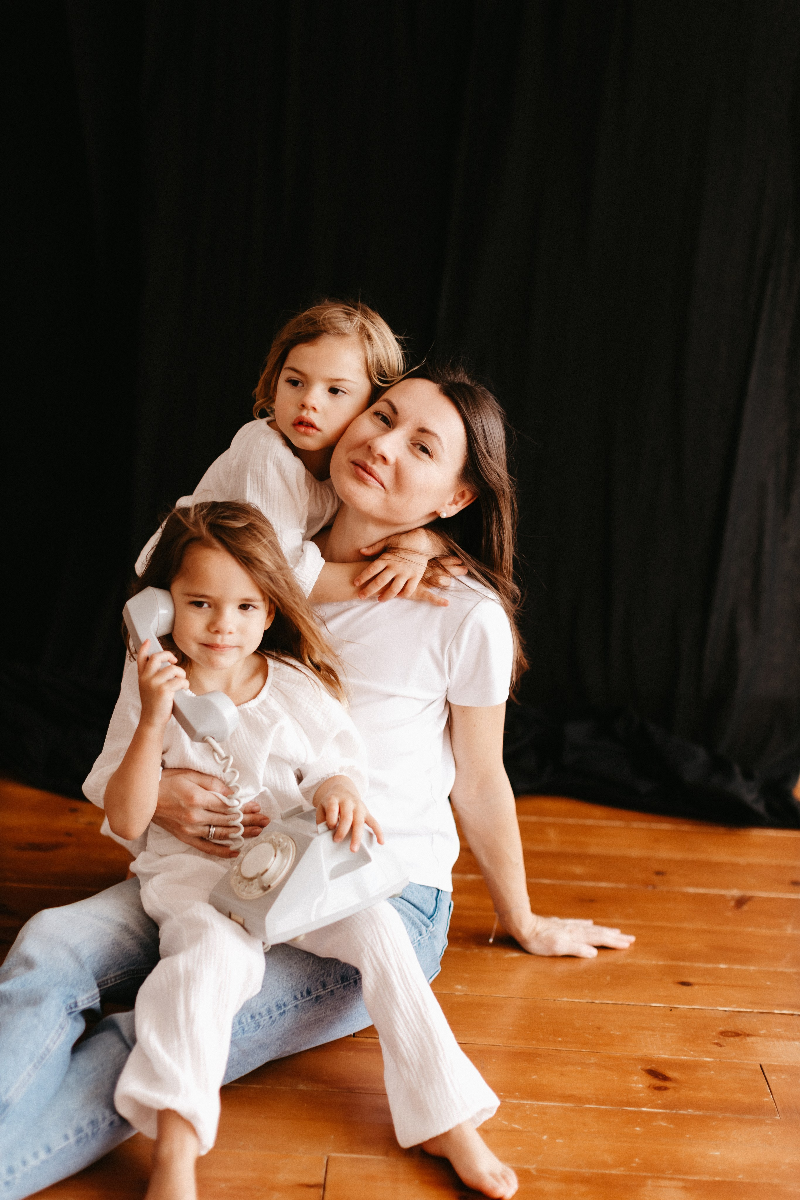 Мама и девочки. Евгения Пелипас