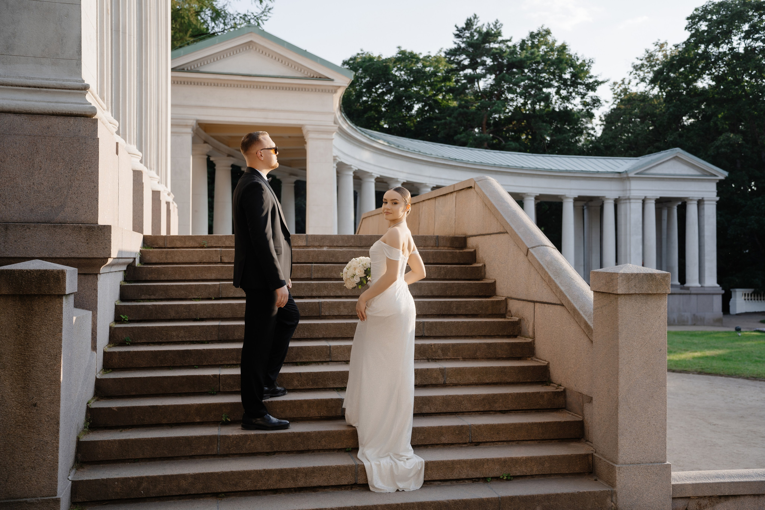 Свадебная фотосессия в парке Архангельское. Свадебный и семейный фотограф в Москве Светлана Зоткина
