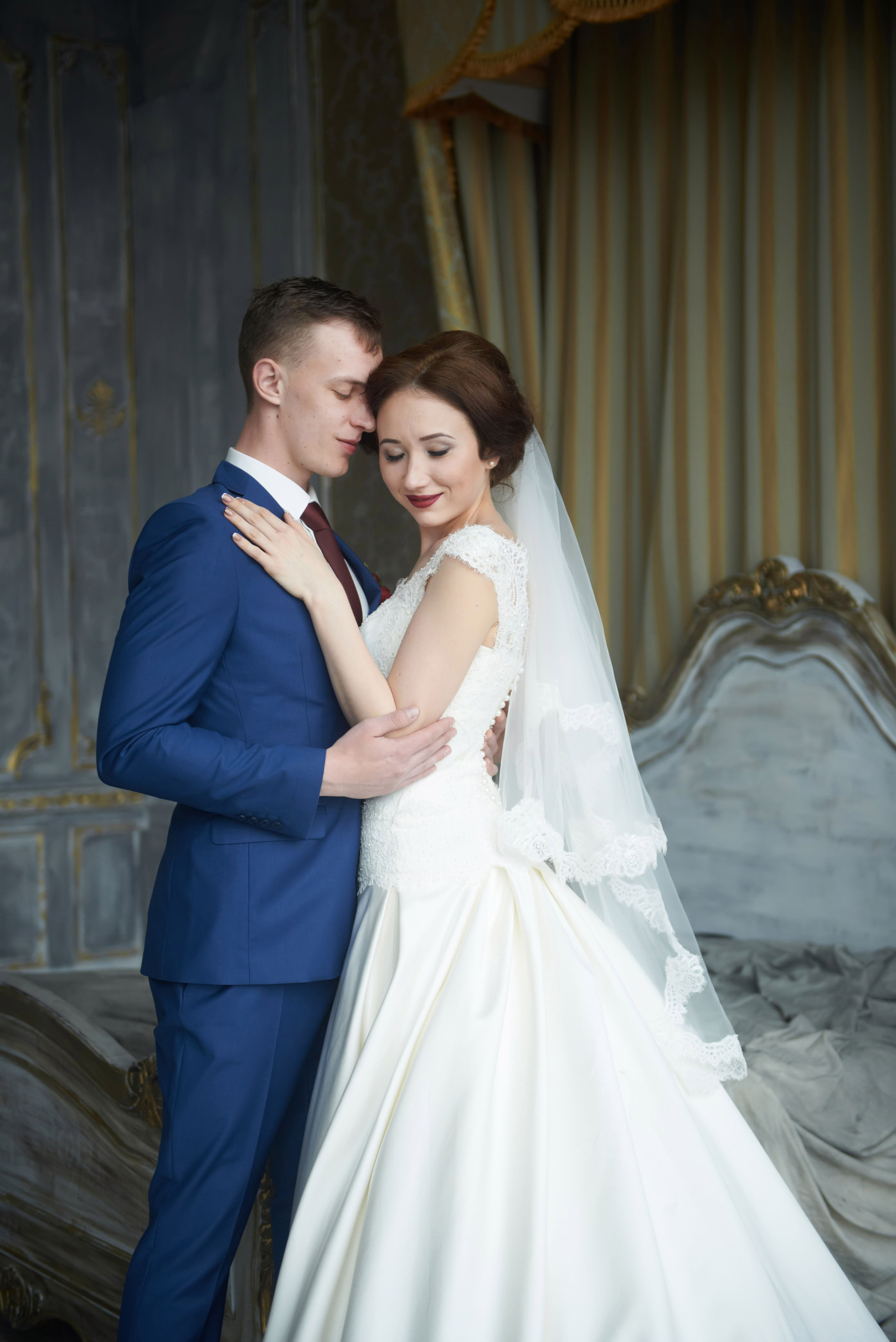 Индира и Дмитрий (свадебная фотосессия в Ботаническом саду и в фотостудии). Портретный, семейный и свадебный фотограф в Санкт-Петербурге и в Пушкине Ширяев Денис