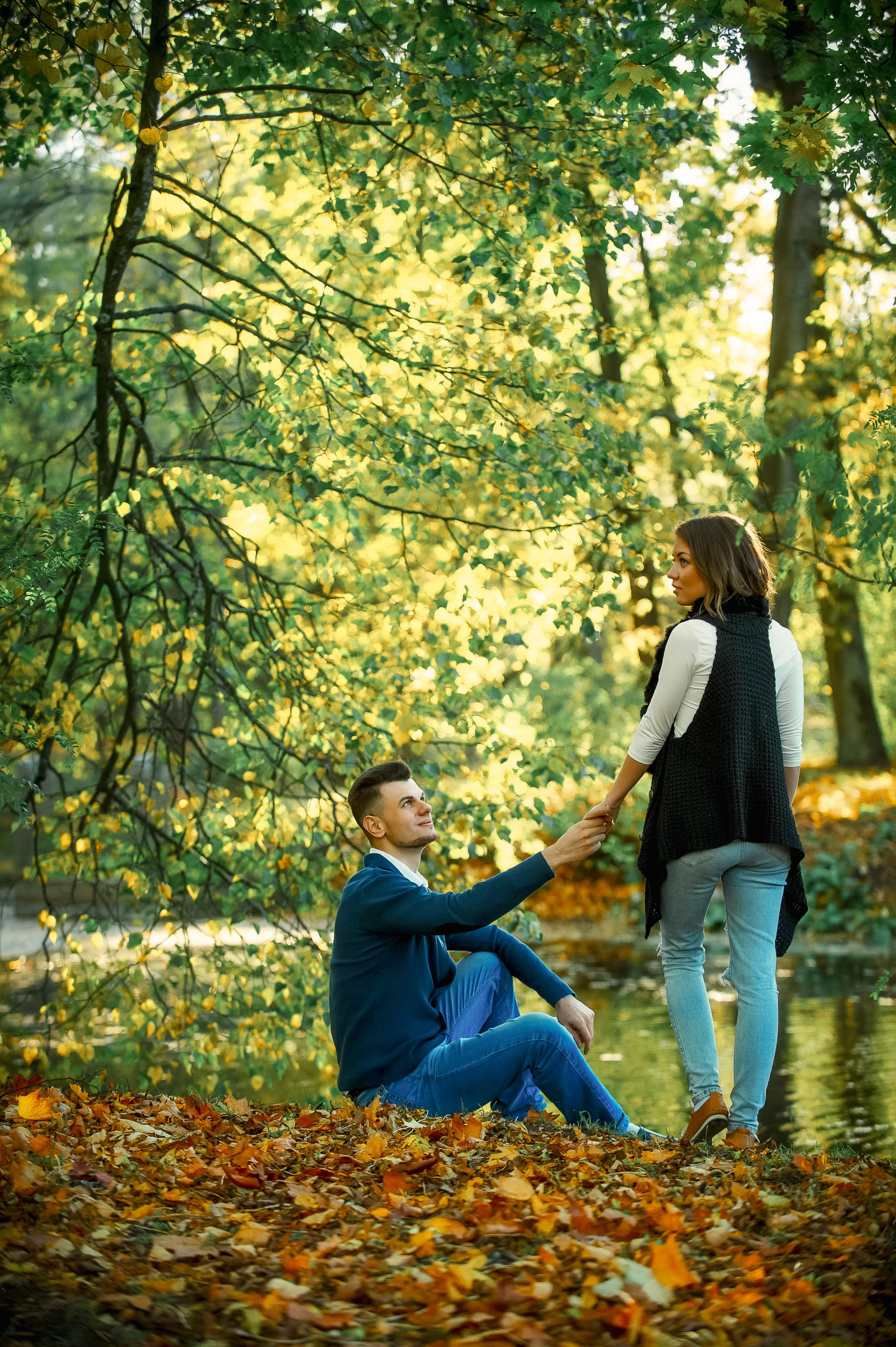 Love story в Пушкине в Екатерининском и Александровском парке. Портретный, семейный и свадебный фотограф в Санкт-Петербурге и в Пушкине Ширяев Денис