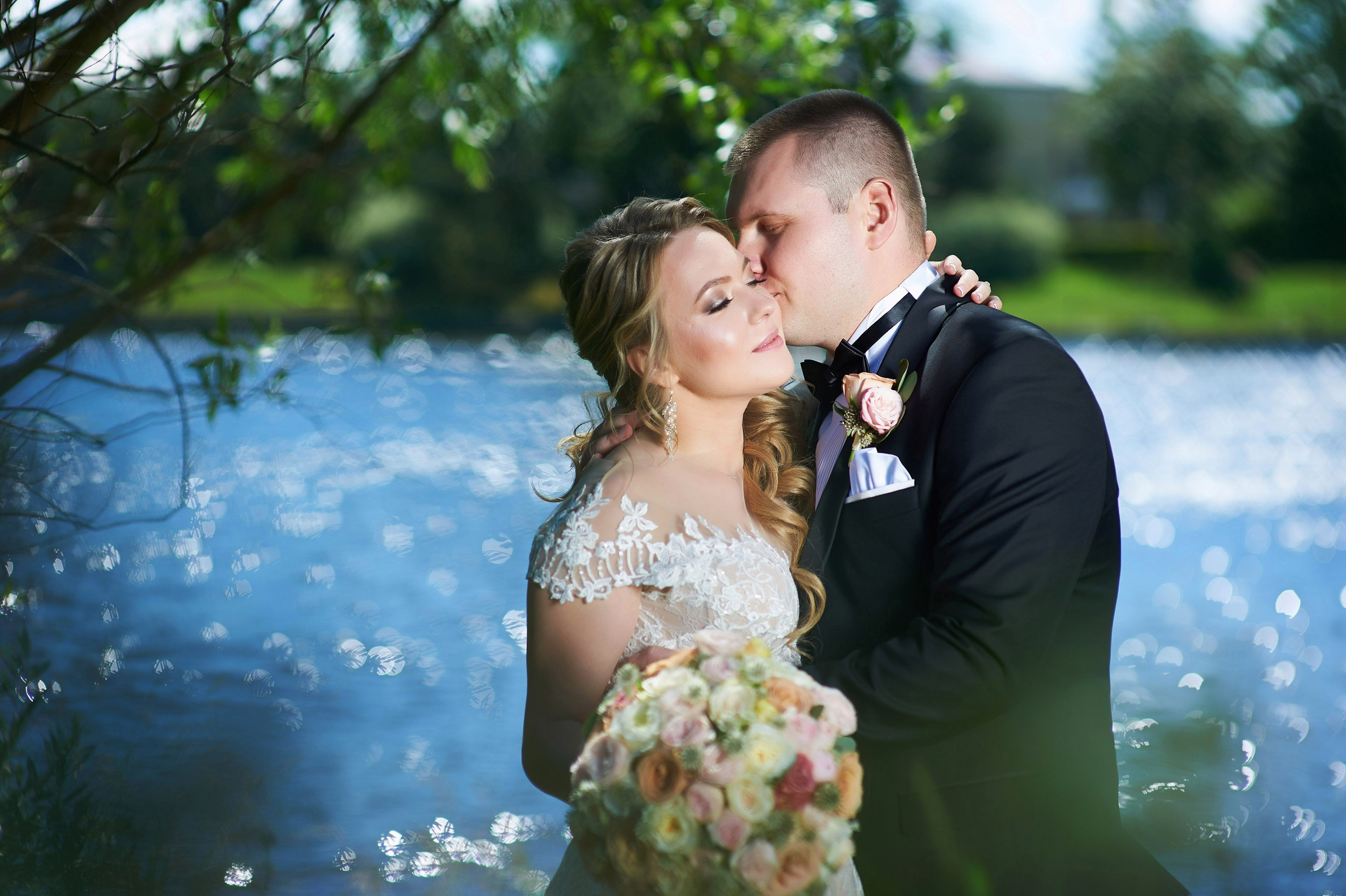 Юлия и Антон (Первый Дворец Бракосочетания, прогулка на Елагином острове). Портретный, семейный и свадебный фотограф в Санкт-Петербурге и в Пушкине Ширяев Денис