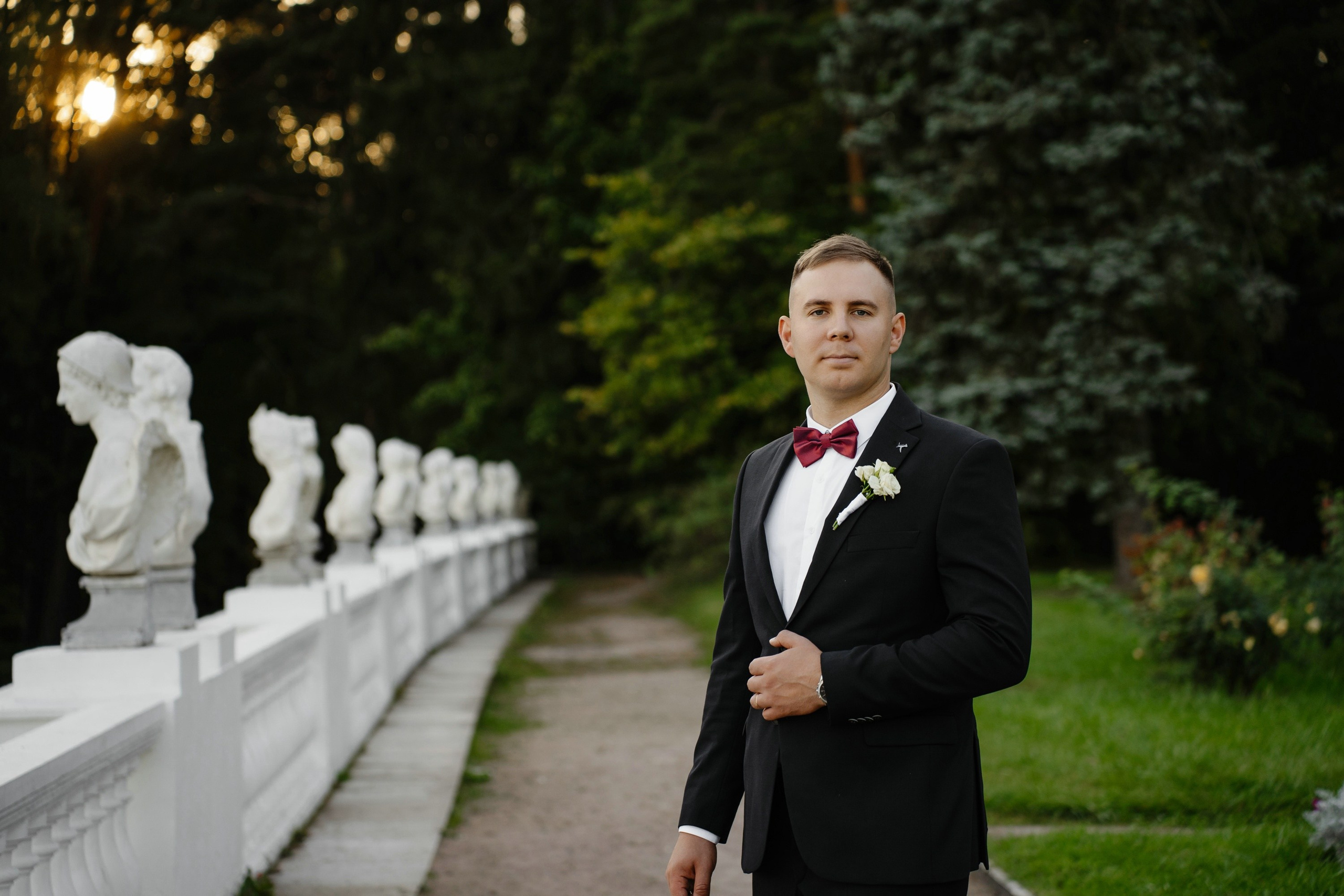 Свадьба в усадьбе Архангельское. Свадебный и семейный фотограф в Москве Светлана Зоткина