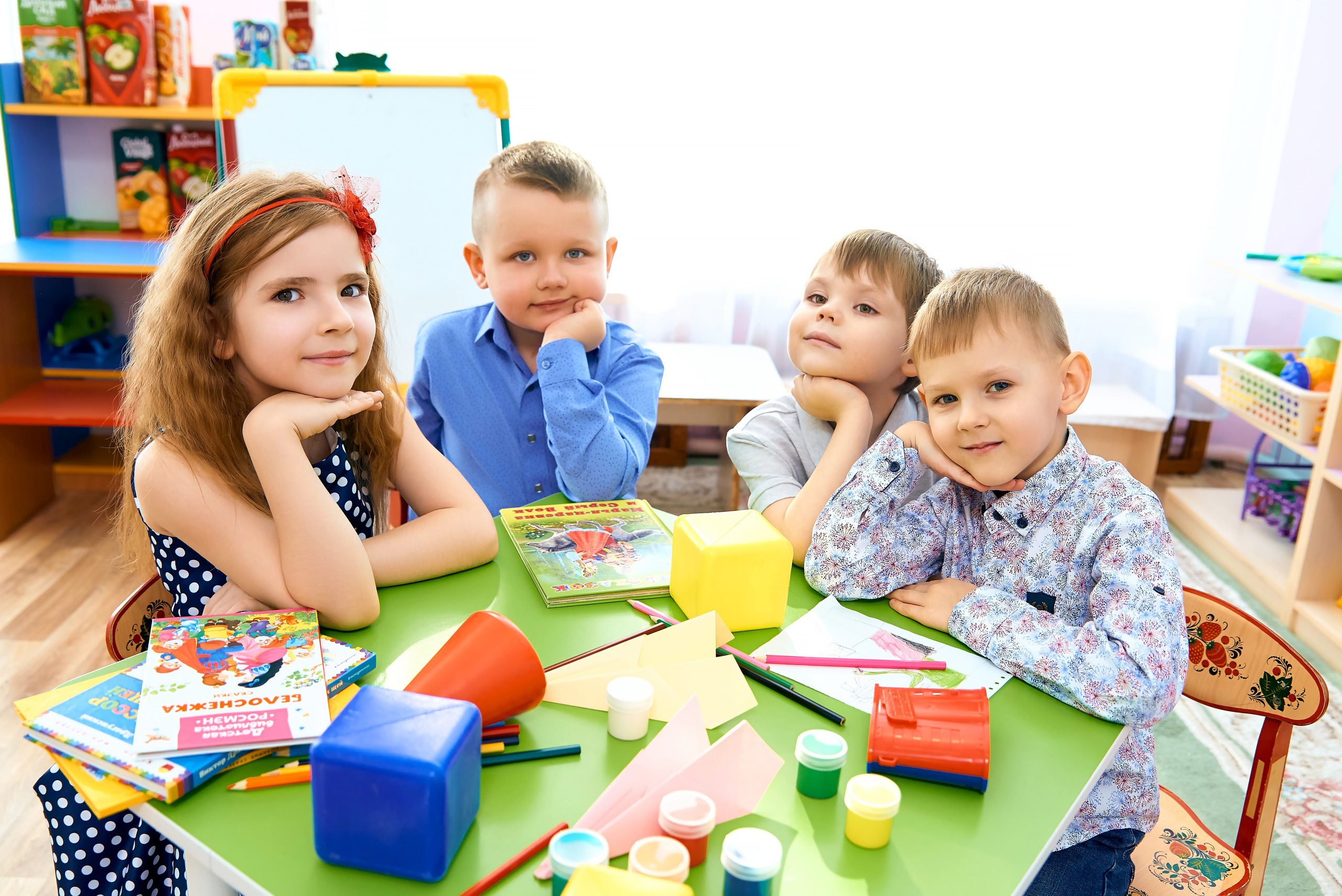 Группа Капельки Детский сад Глазуновка выпуск 2024. Фотограф в Орле Павел Черкасов