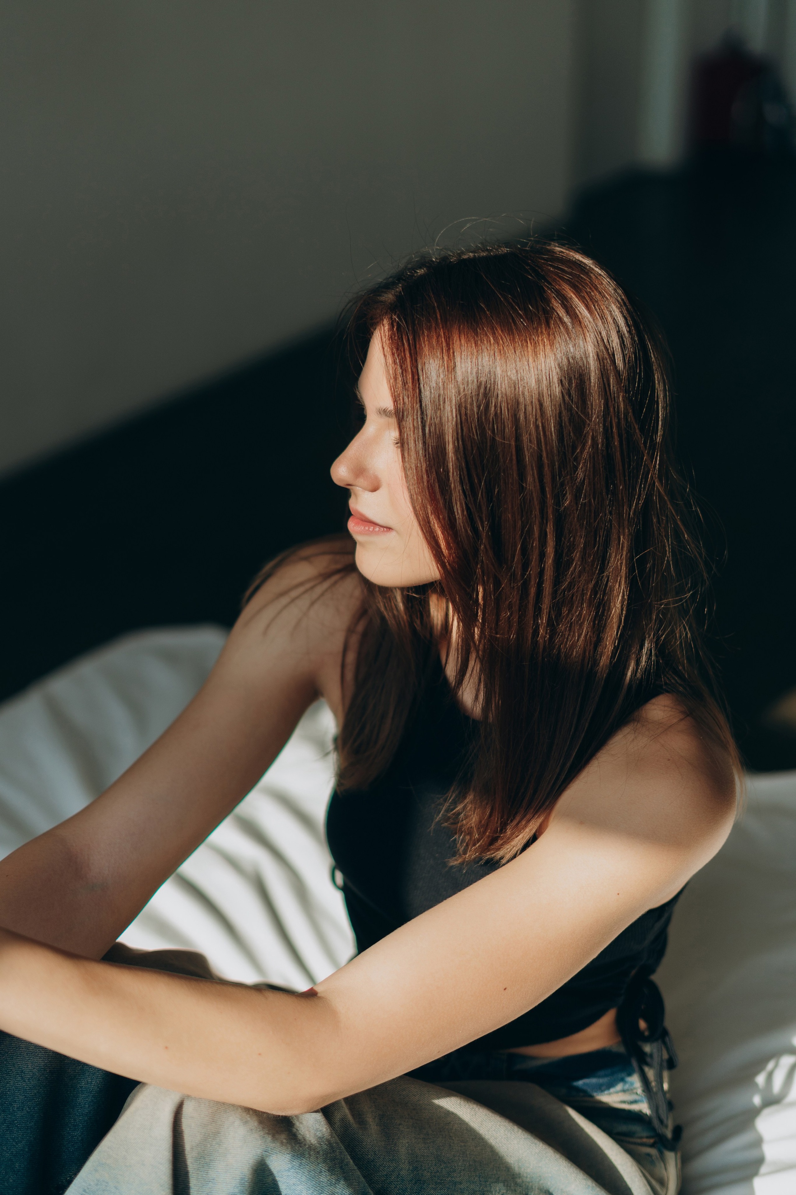 Настя. Модельные тесты. Фотограф Москва Виктория-Антуанетта