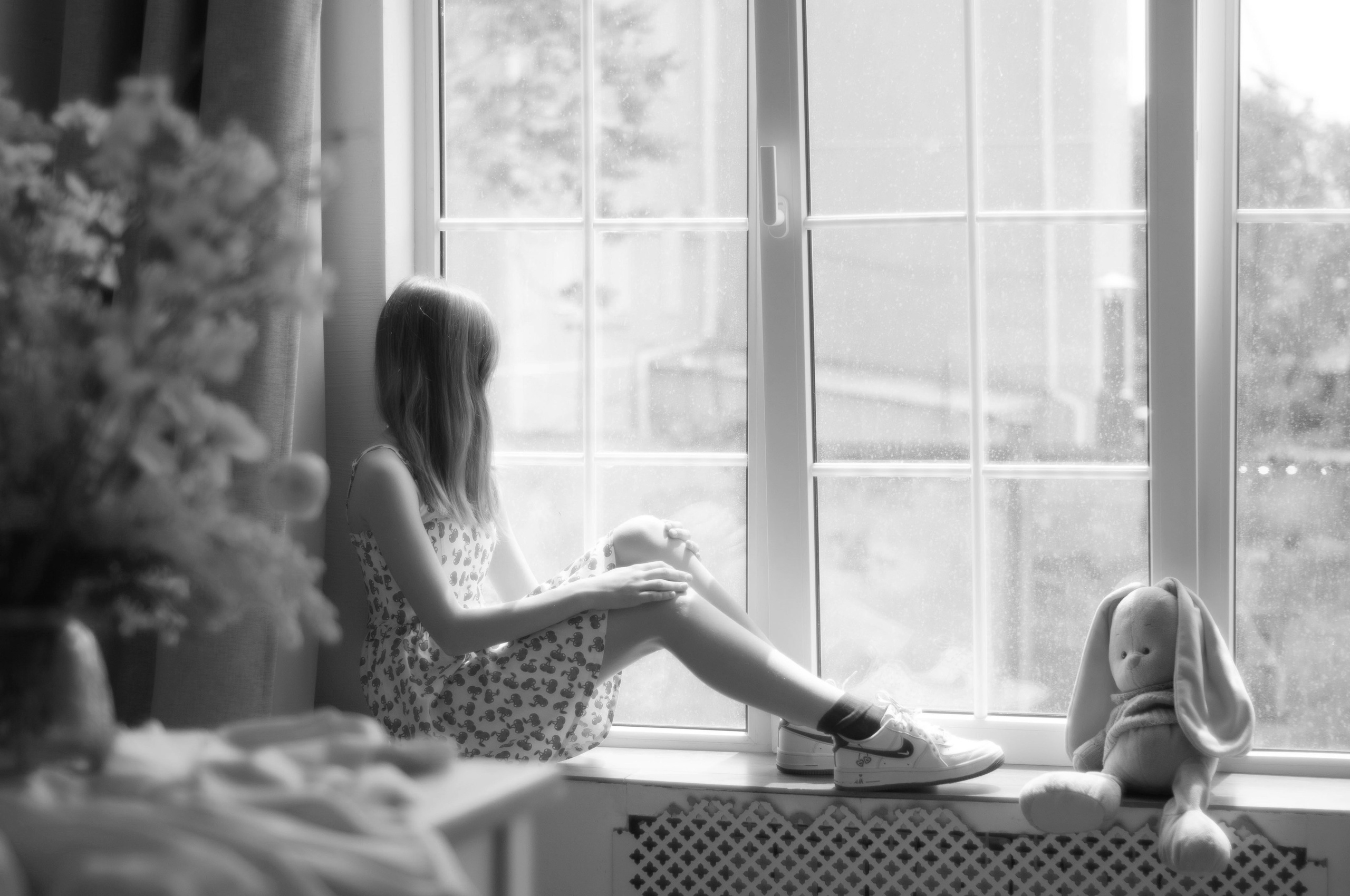 Чёрно-белая, магическая. Сейчас вылетит ПТИЧКА! Фотосессии в Керчи