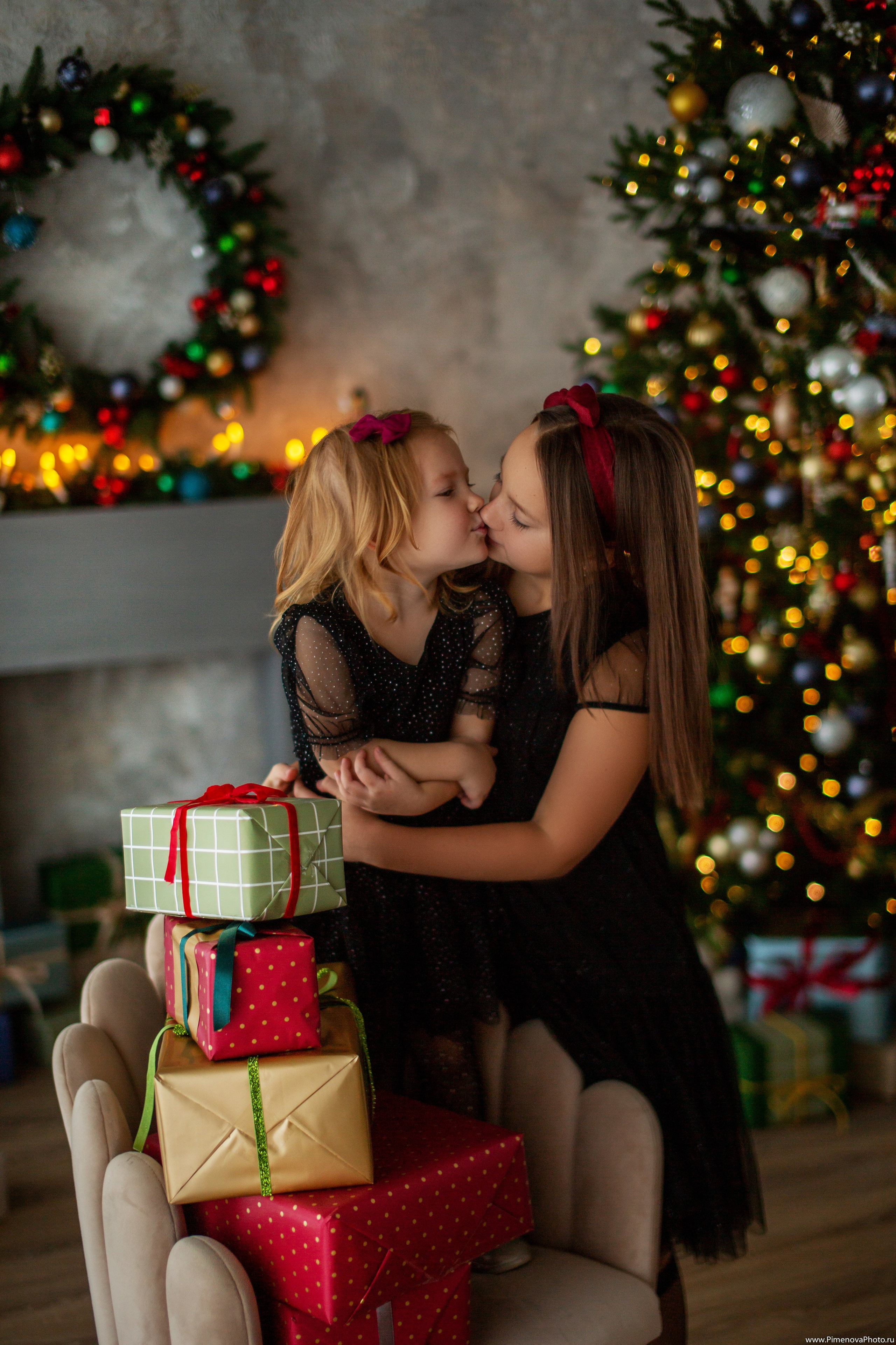 Новогодняя сказка Вари и Маруси, 2024. Семейный и детский фотограф в Петрозаводске