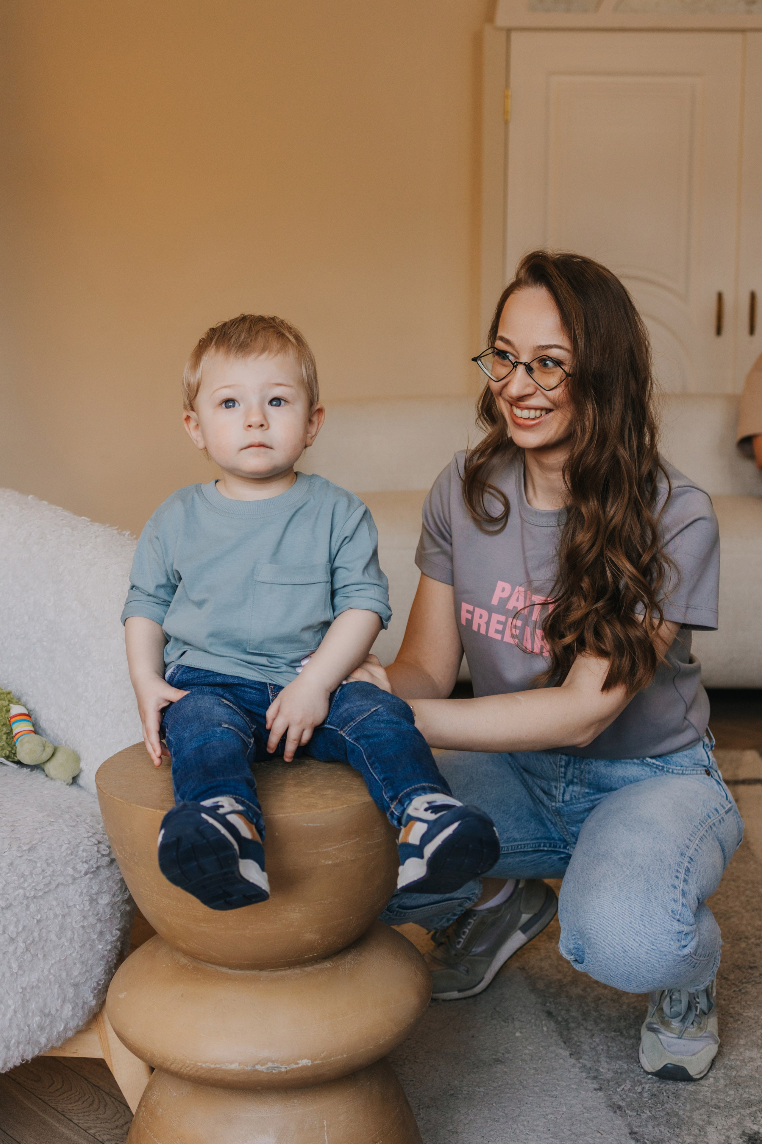 Большая семья. Домашняя фотосессия