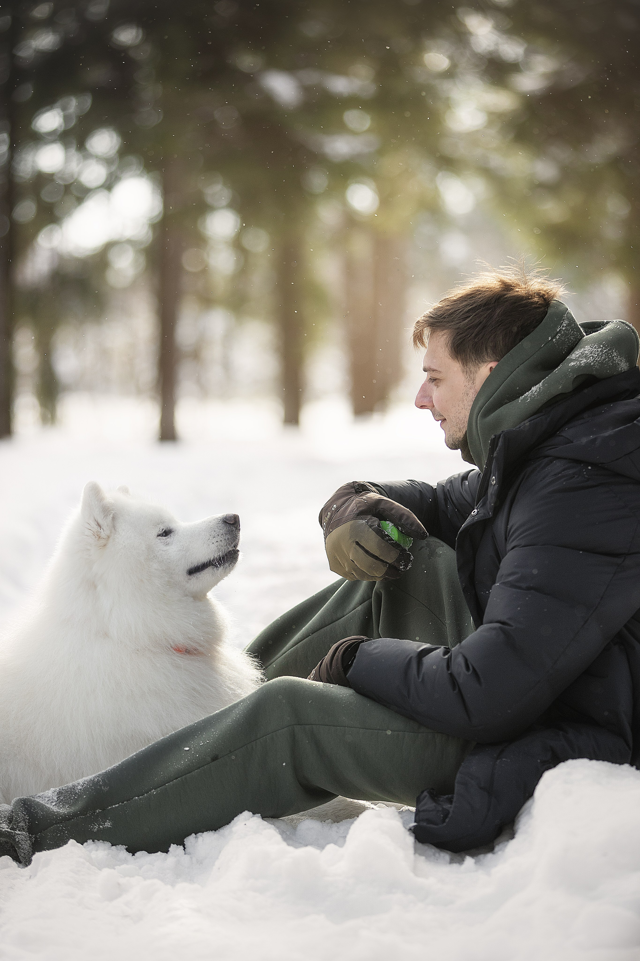 Дмитрий, Наталья и Панти. Фотограф анималист в Москве Майорова Евгения