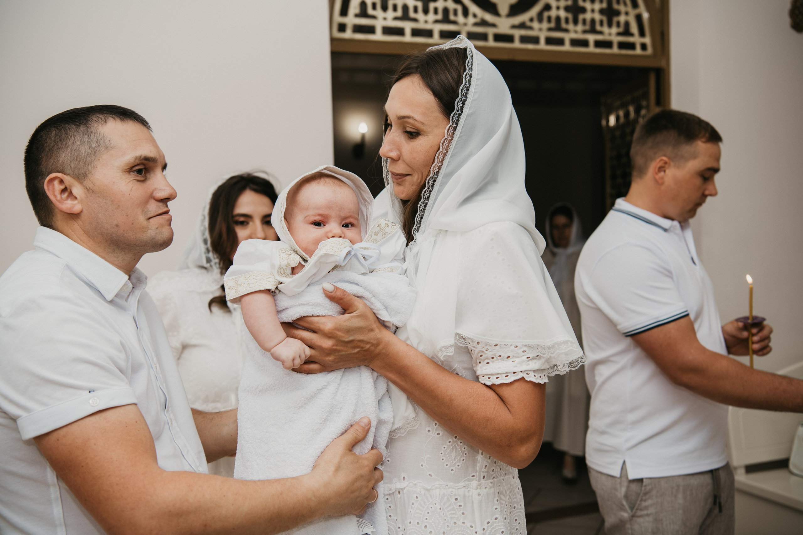 Крещение Евгения. Фотограф на выписку из роддома в Москве и МО