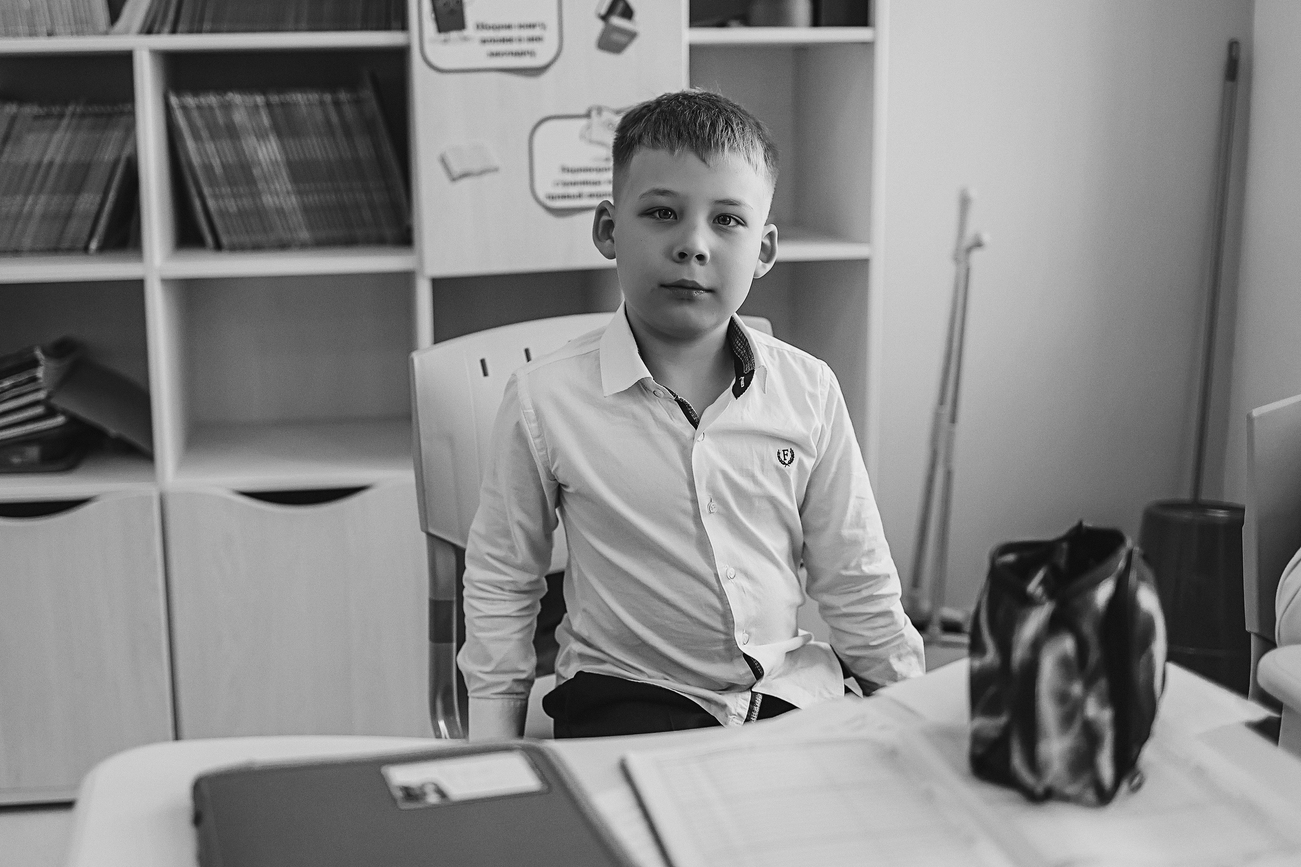 Один день в школе 1 класс. Семейный фотограф Тюмень, фотограф на роды Салмина Мария