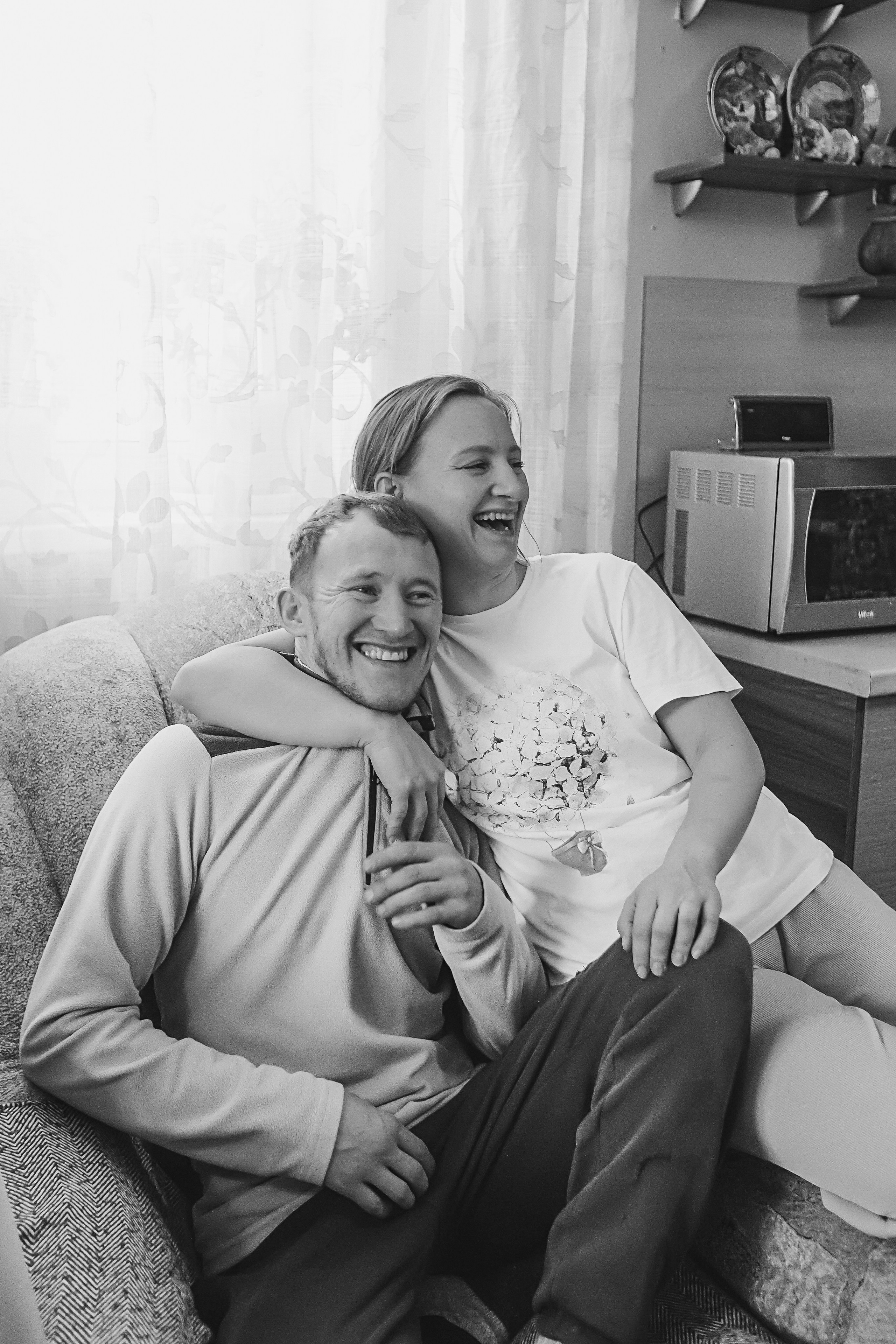 Большая семья репортаж. Семейный фотограф Тюмень, фотограф на роды Салмина Мария