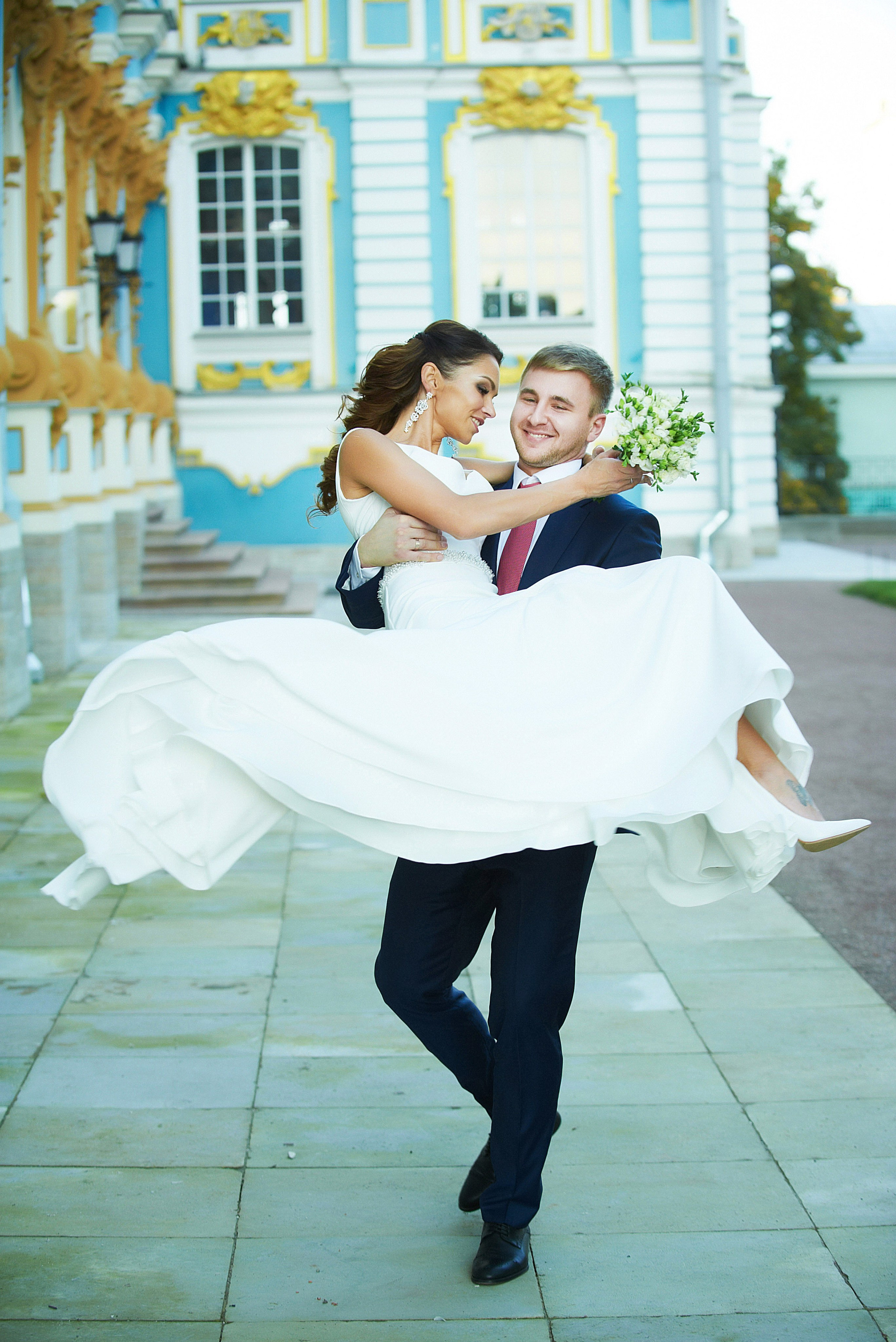 Максим и Наталья (свадебная фотосессия в Пушкине в Екатерининском парке). Портретный, семейный и свадебный фотограф в Санкт-Петербурге и в Пушкине Ширяев Денис