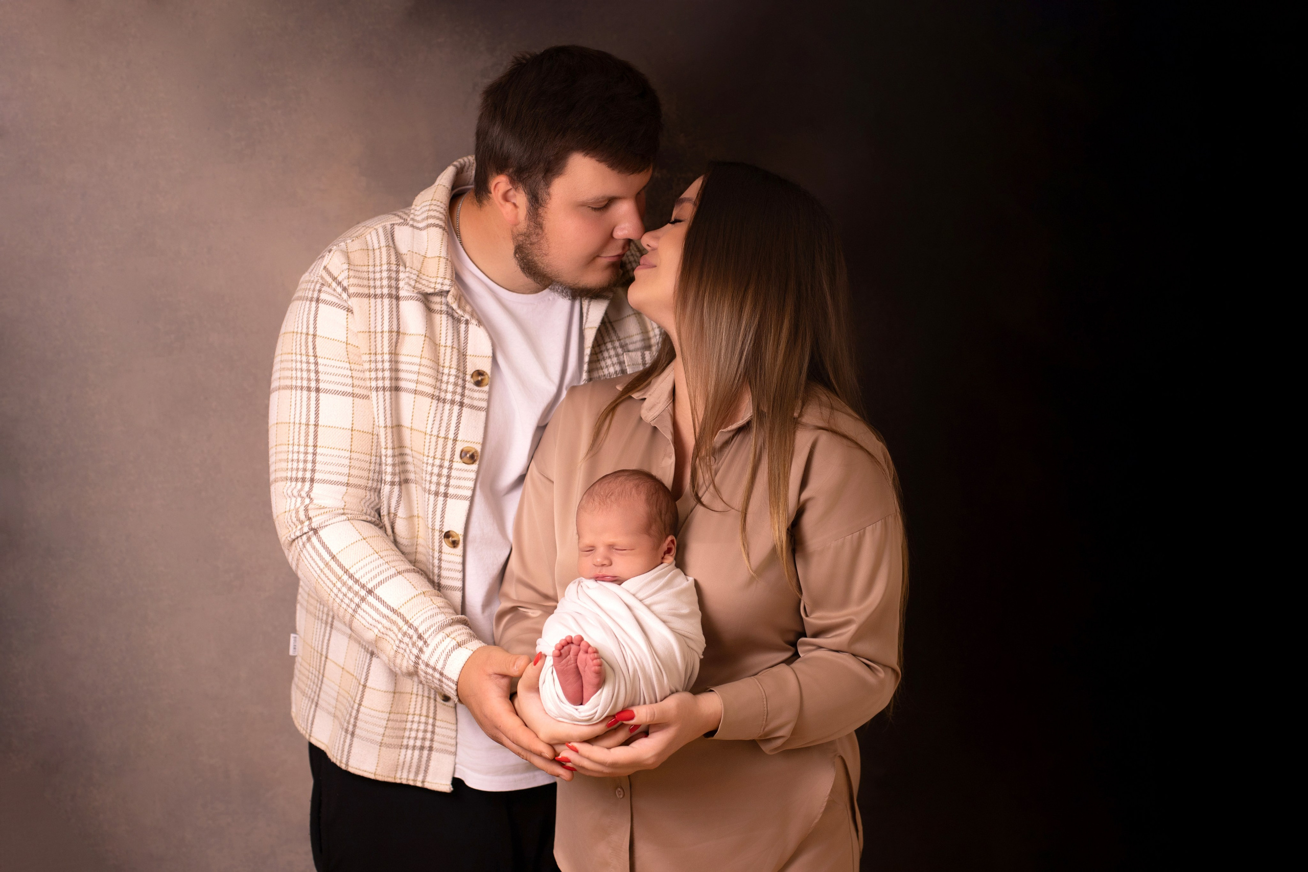 Портретные семейные. Фотограф новорожденных в Москве Кристина Ткач