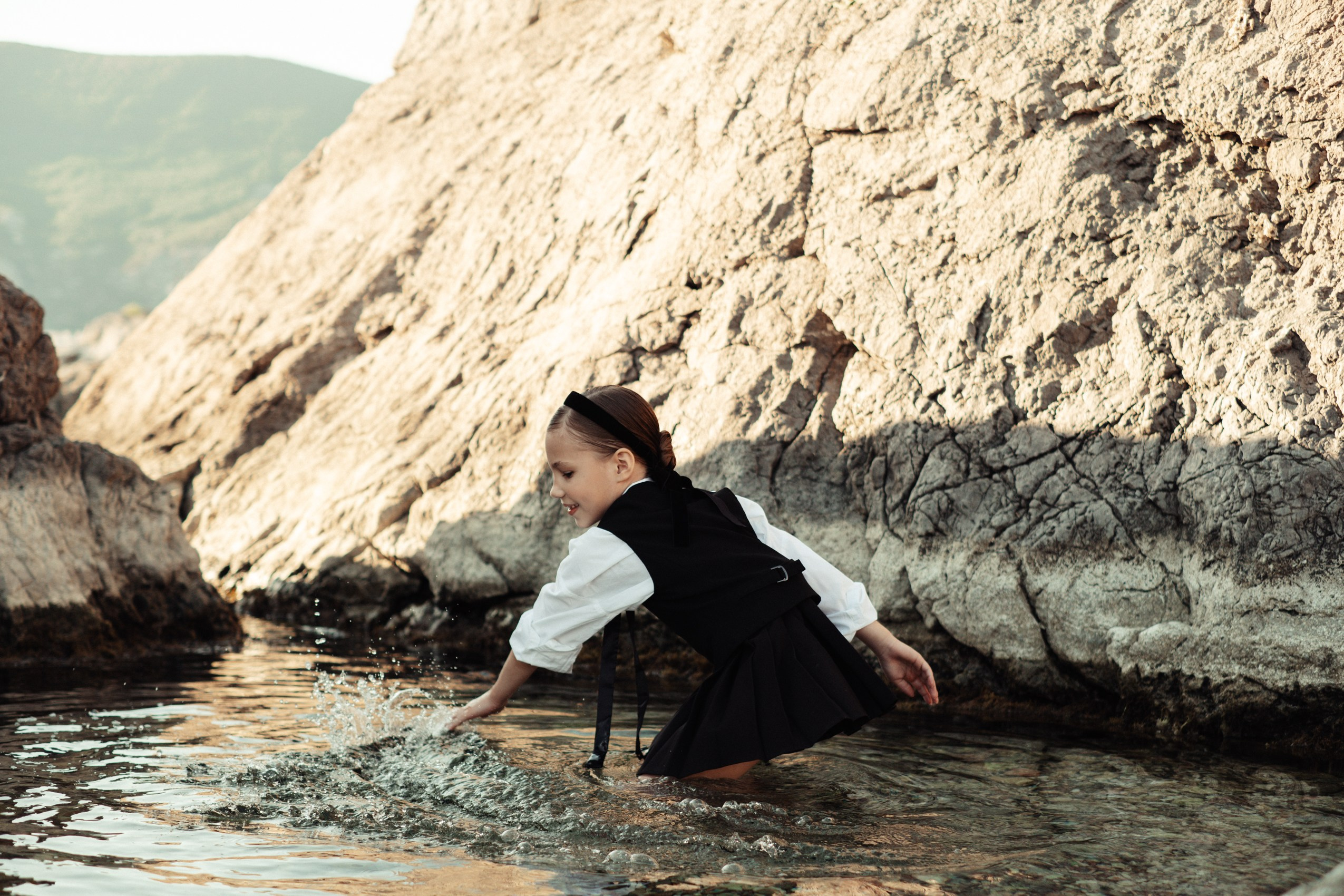 Первоклассница. Съёмки для брендов в Крыму / Стилист / Продюсер / Женя Мамай