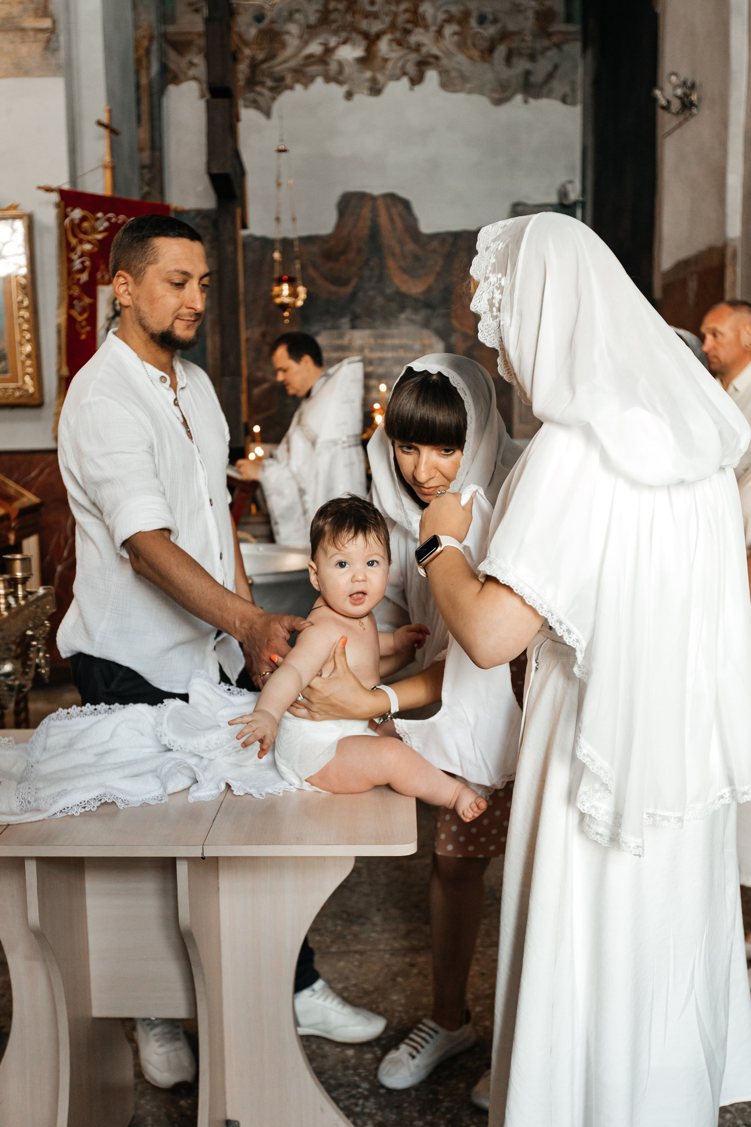 Крещение. Колесникова Татьяна. Фотограф новорожденных Щёлково, Москва, Королев