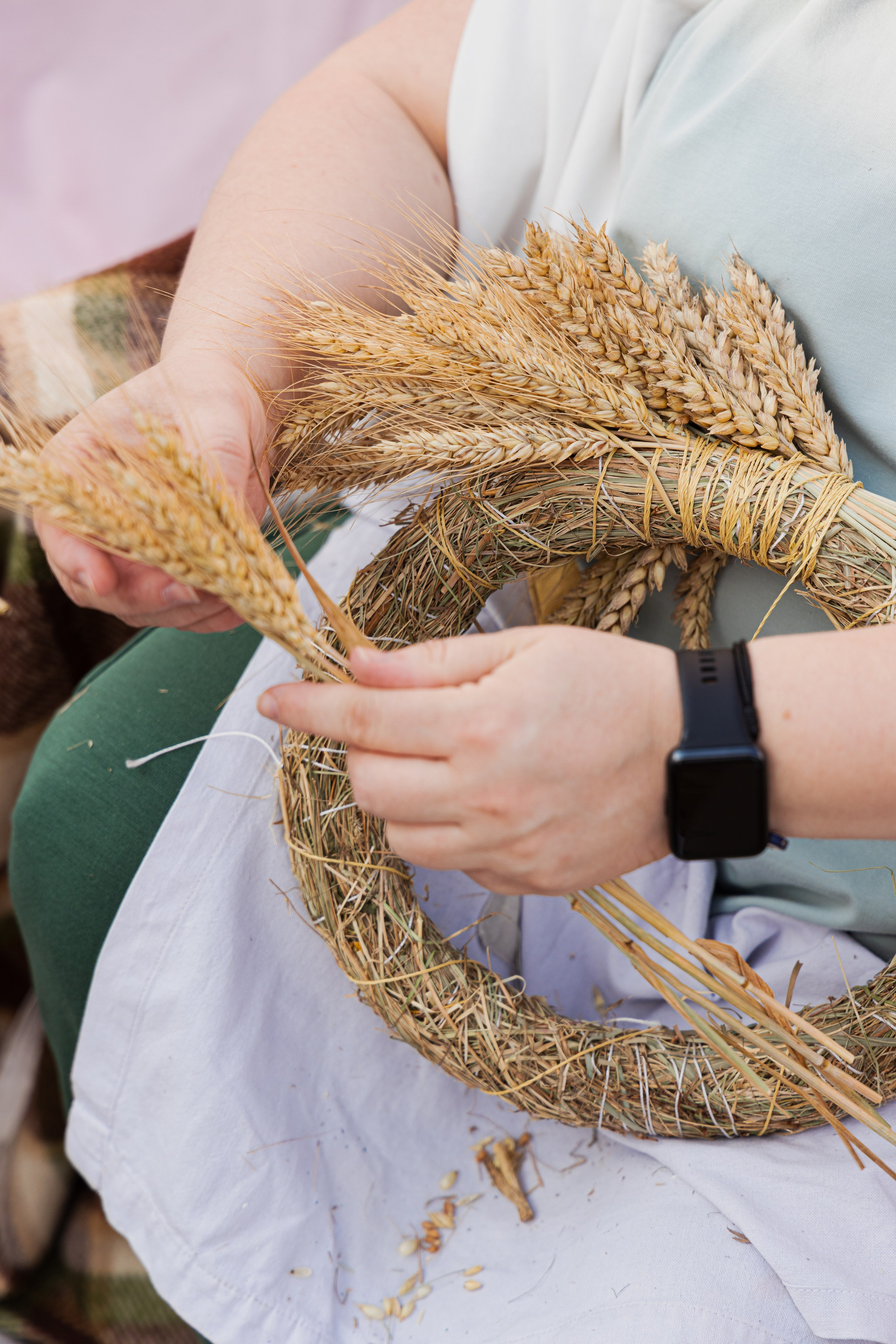 МК Осенний венок (локация на крыше). Анастасия Ракчеева Художник