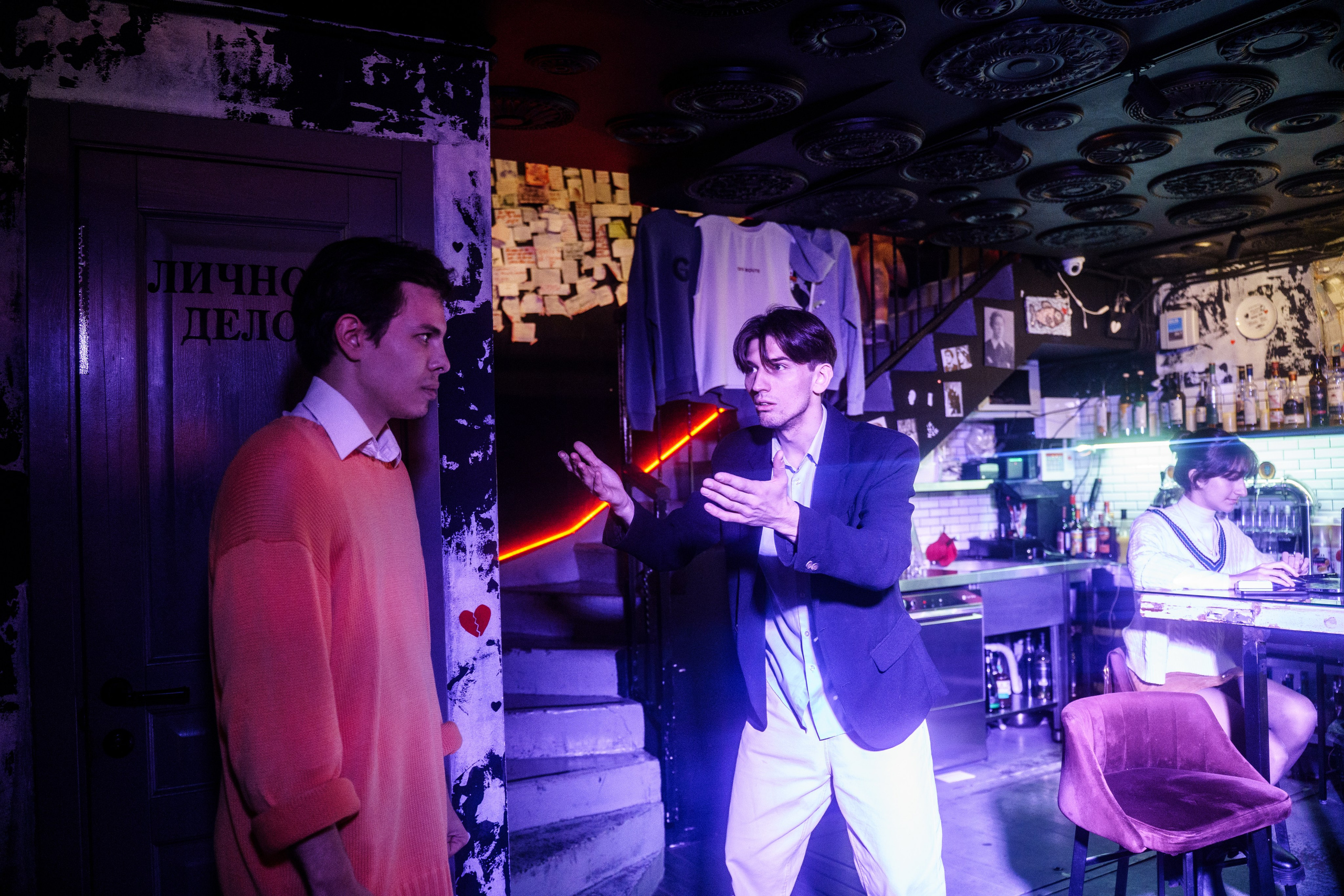 Проект «Поэзия за Углом». Театральная постановка. Бар разбитых сердец. Концертный и репортажный фотограф в Санкт-Петербурге Слава Пахомов