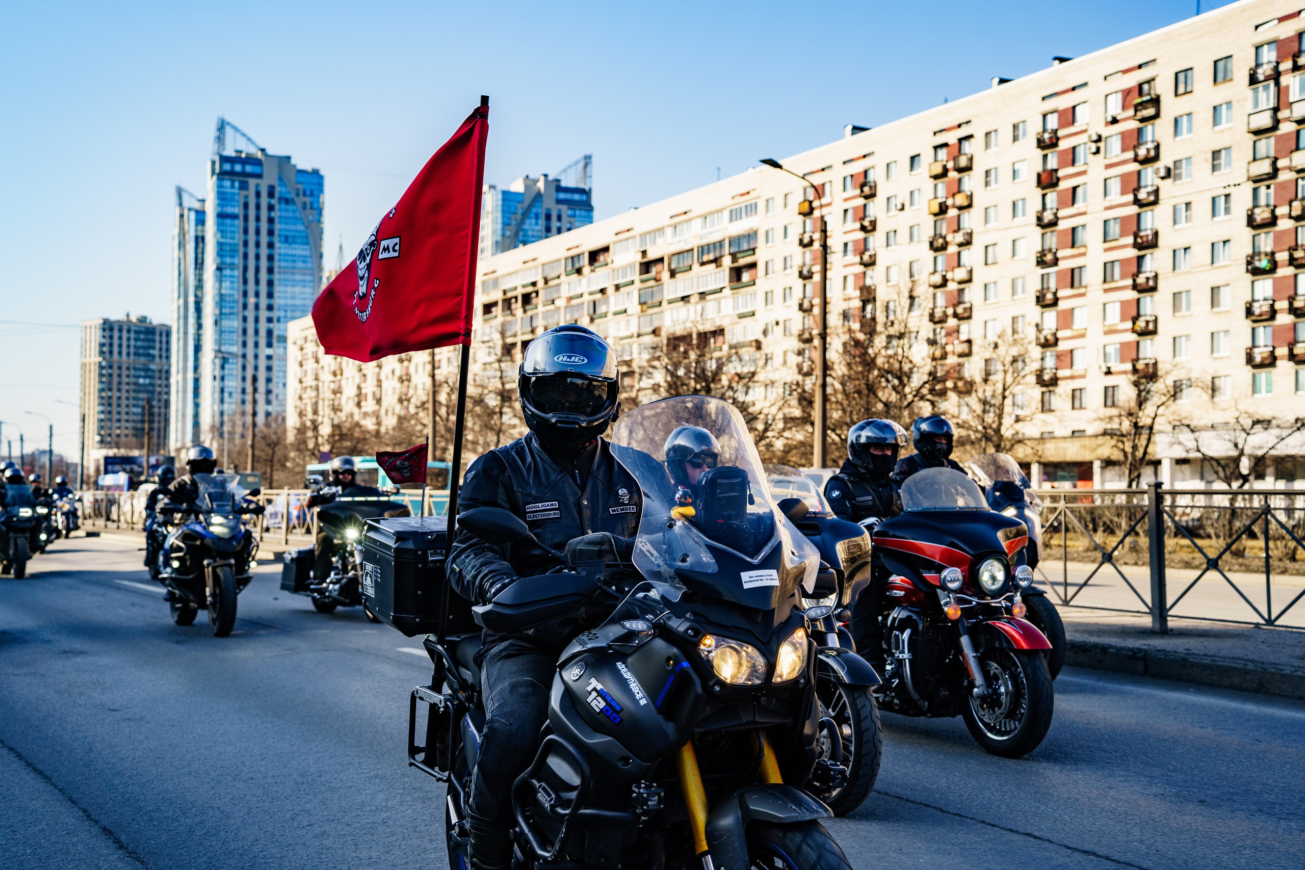 Прохват мотоклуба Norman Riders ч.1. Концертный и репортажный фотограф в Санкт-Петербурге Слава Пахомов