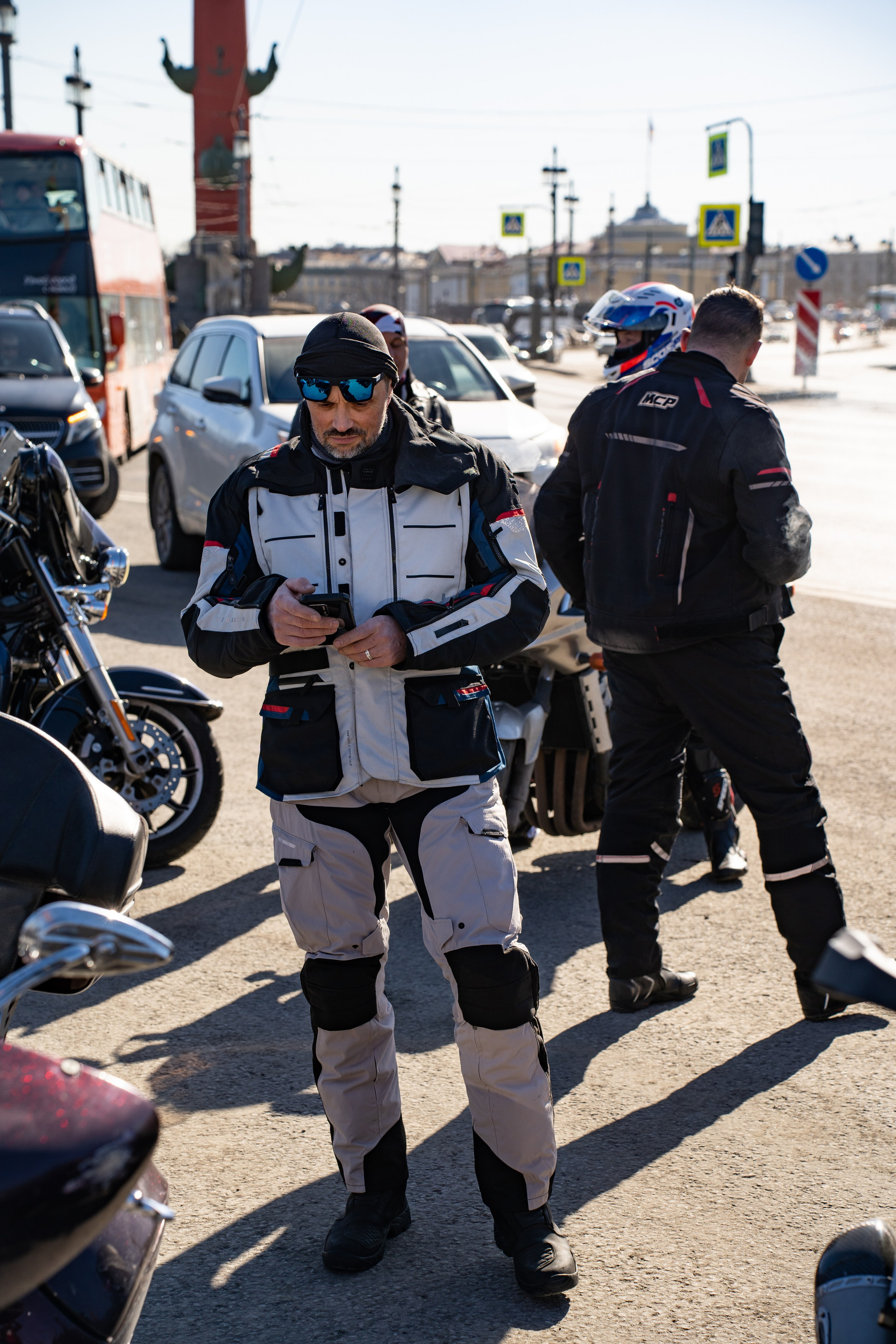 Весенний прохват мотоклуба Normans Riders MC. Концертный и репортажный фотограф в Санкт-Петербурге Слава Пахомов