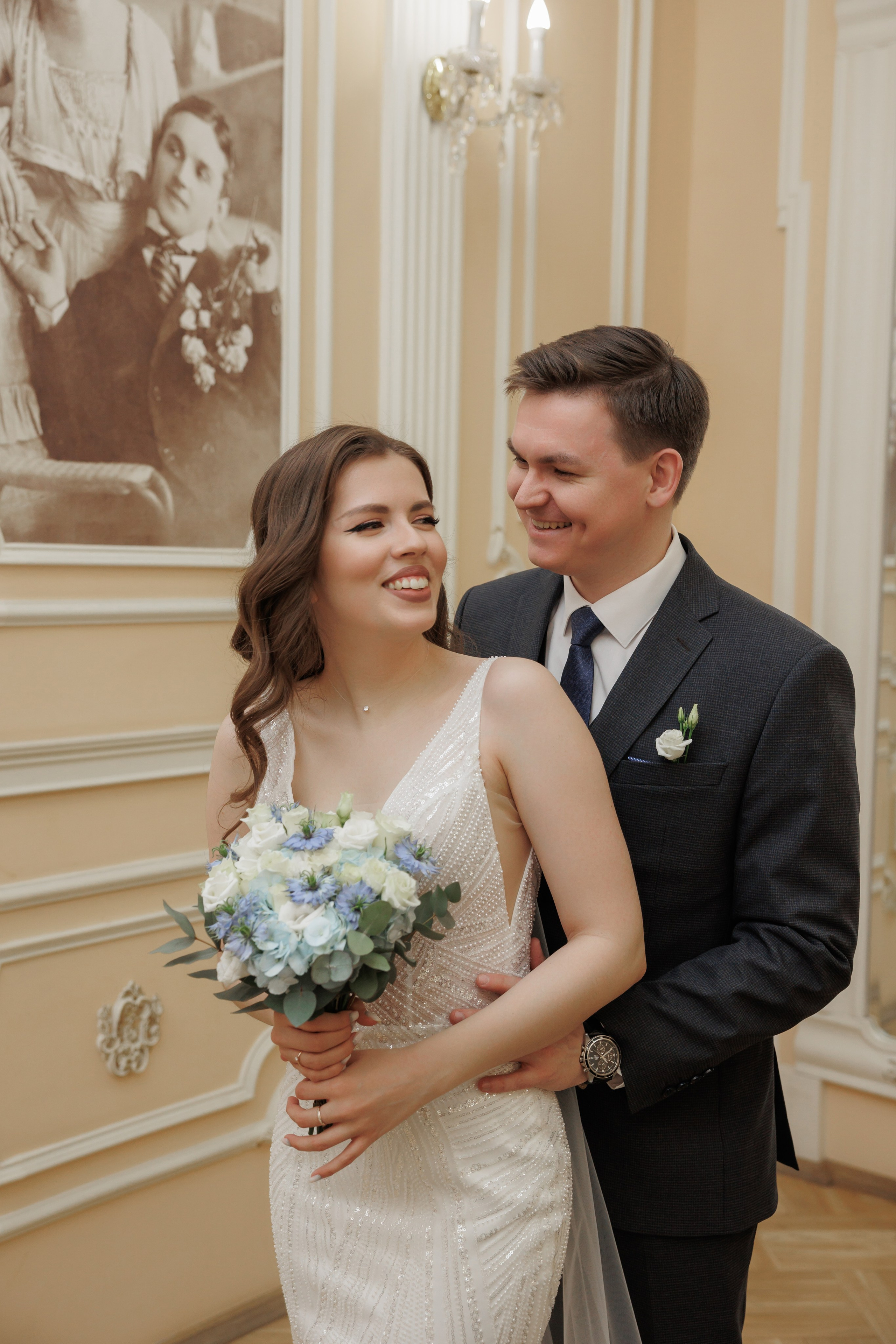 Даша и Дима, Грибоедовский ЗАГС. Свадебный и репортажный фотограф (Москва, Королев и другие)