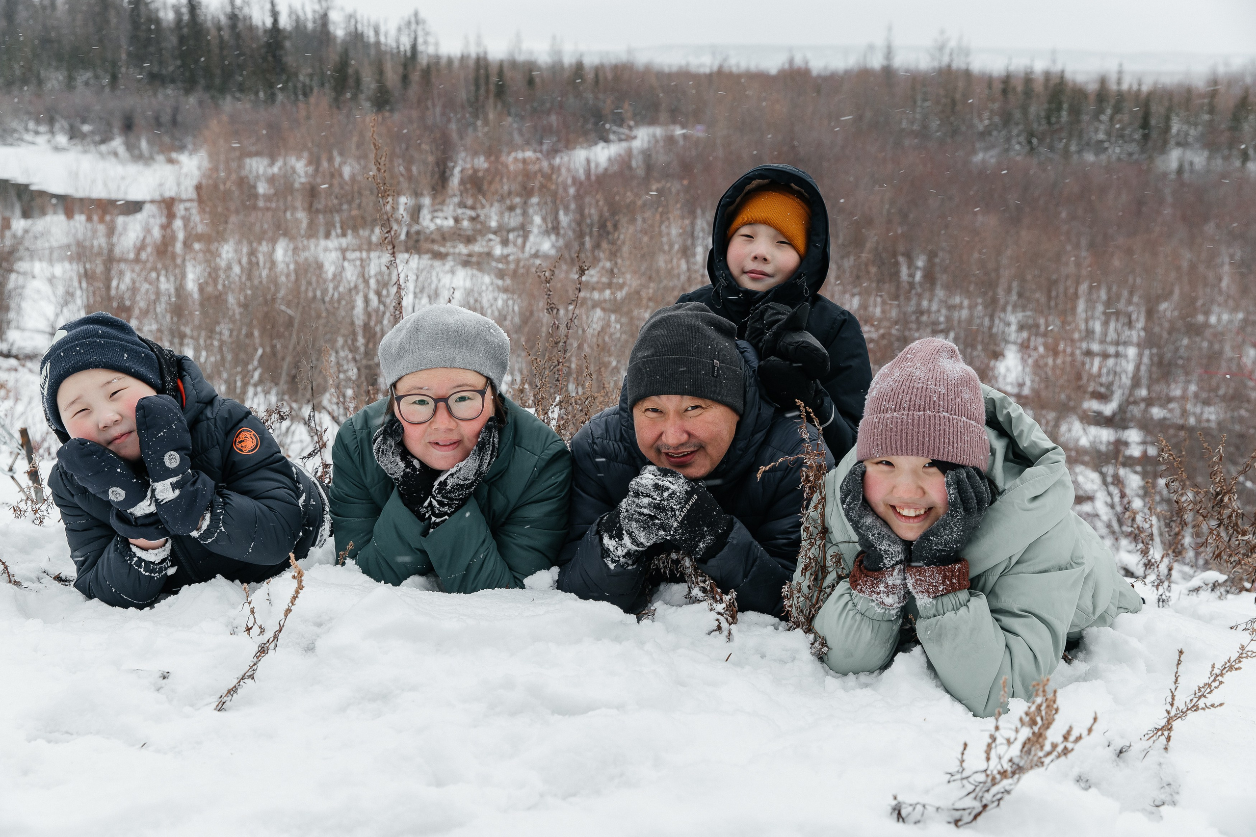 Степановы. Воронистая Анастасия. Фотограф Якутия, Томпонский район