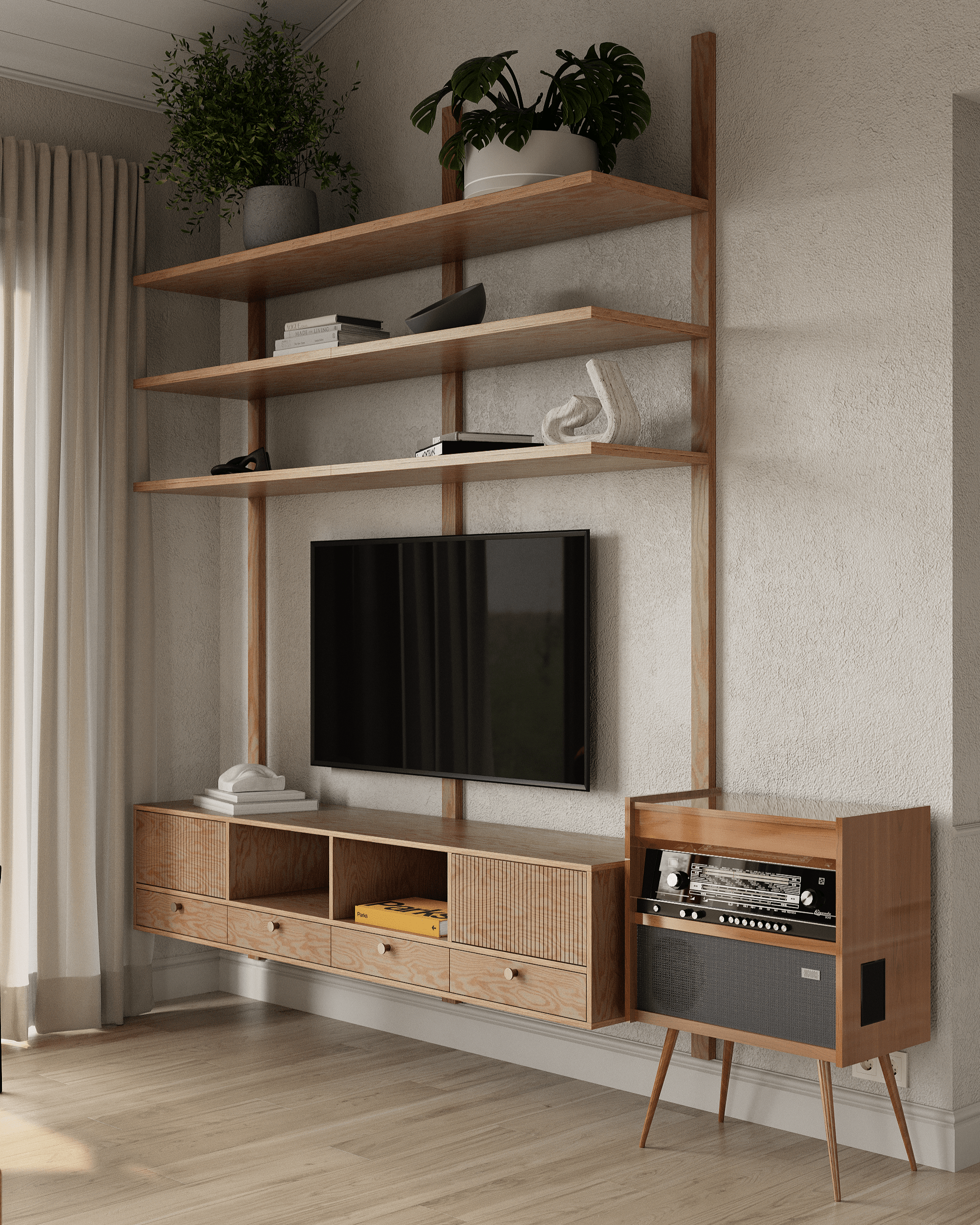 MID-CENTURY HOME. Бастракова Валерия — дизайнер интерьера с архитектурным образованием