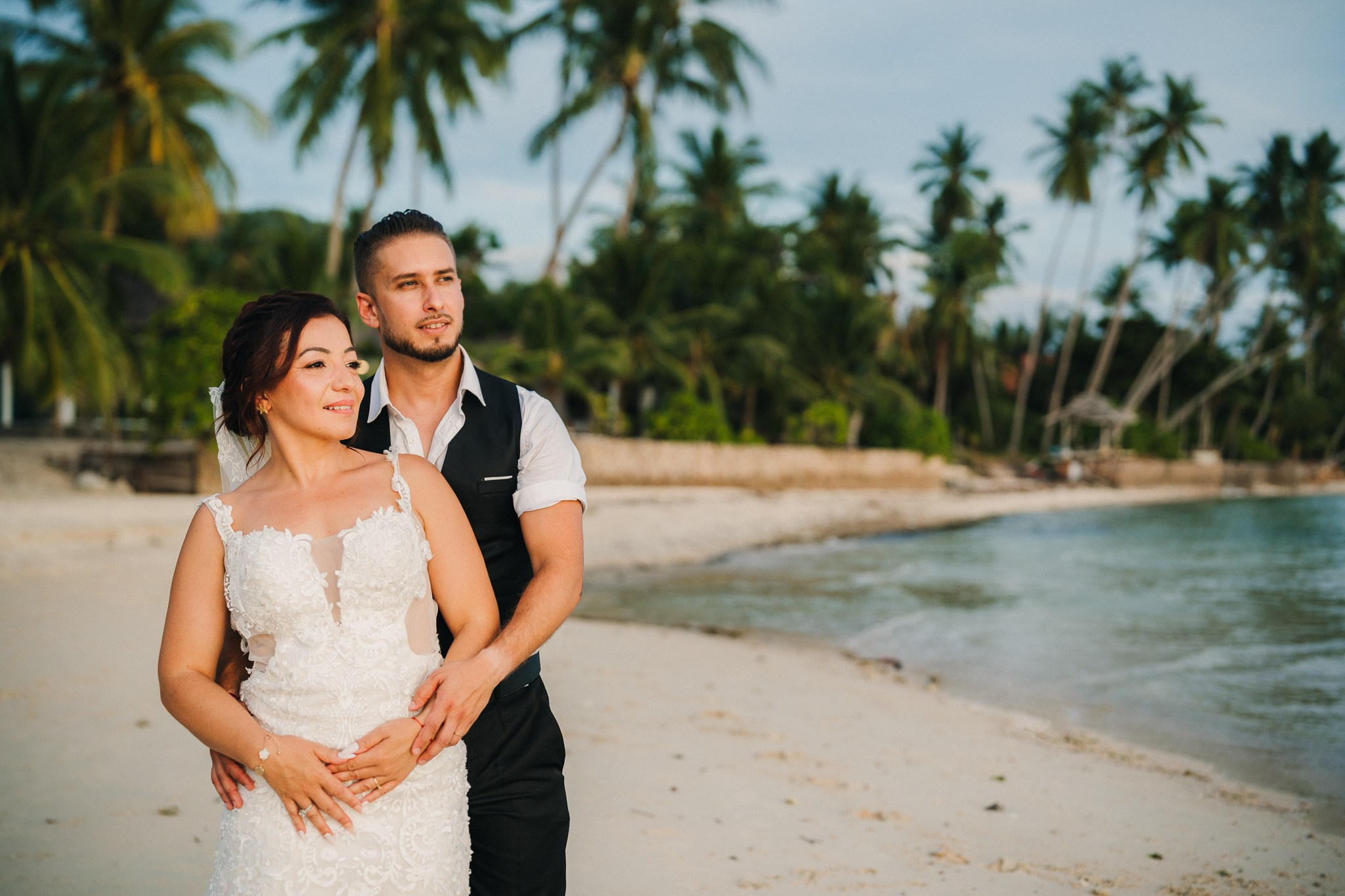 Just for 2 Beach Wedding with Kids in Koh Samui, Thailand