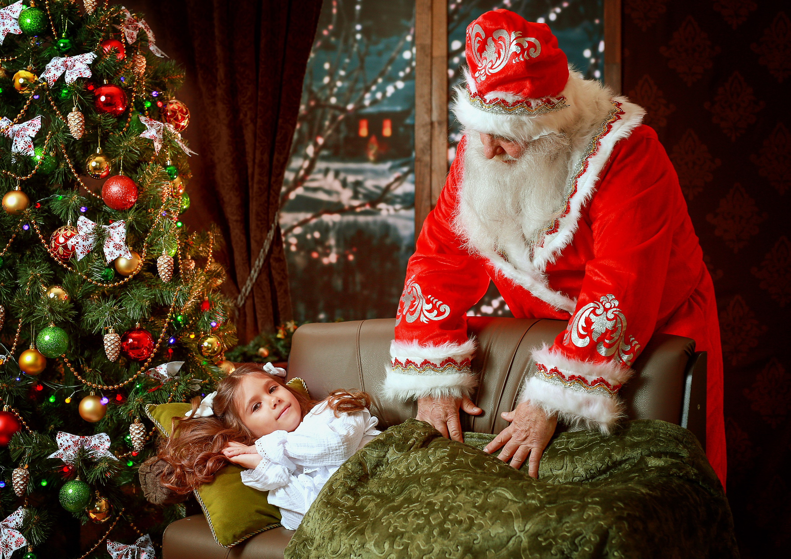 Фотосессия с Дедом Морозом 2022 год. Фотограф в детский сад Елена Колчева Новокузнецк