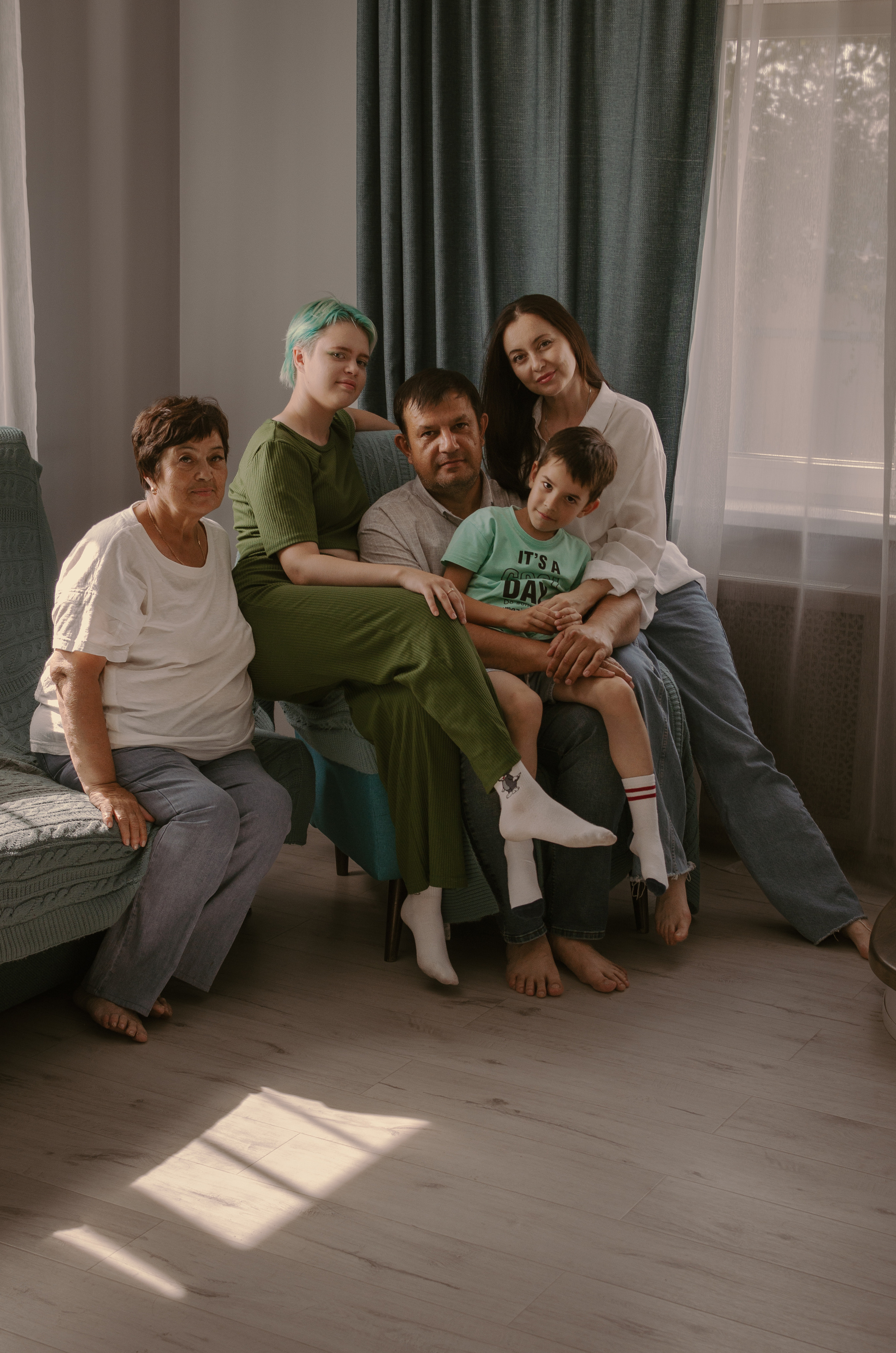 Family of Nataliya, Nikolay, Maxim and Diana. Женский и семейный фотограф Анна Демина