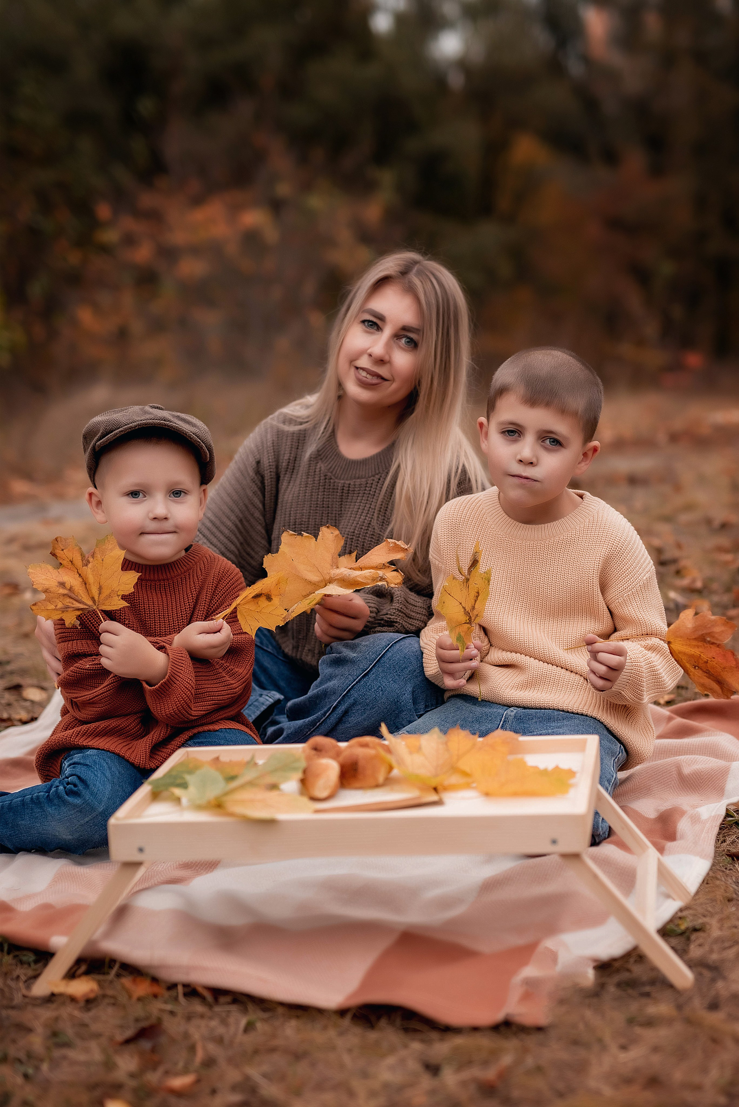 Семейная фотосессия в парке. Семейный, детский фотограф в Воронеже Анна Никитина