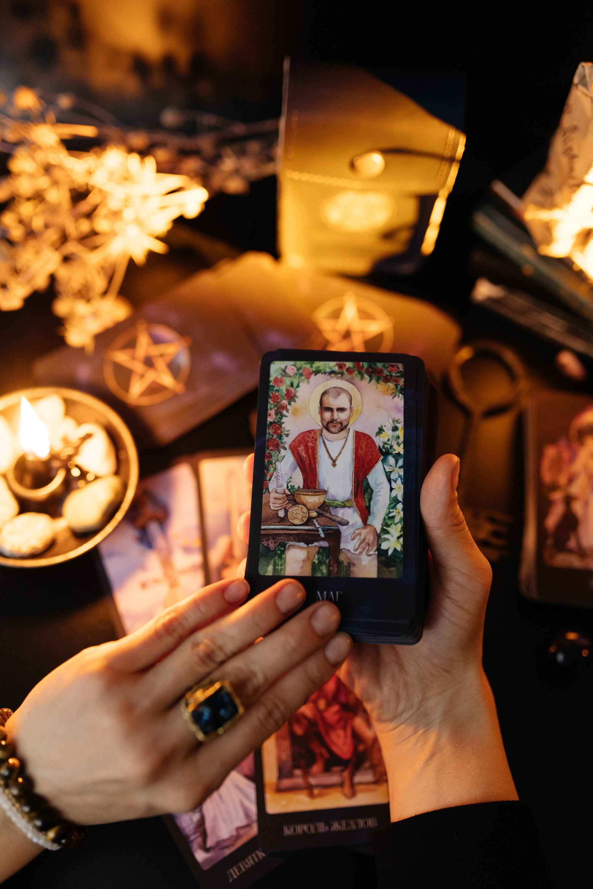 Художник Мария Бикбулатова магия эзотерика карты таро «тайны мастера»