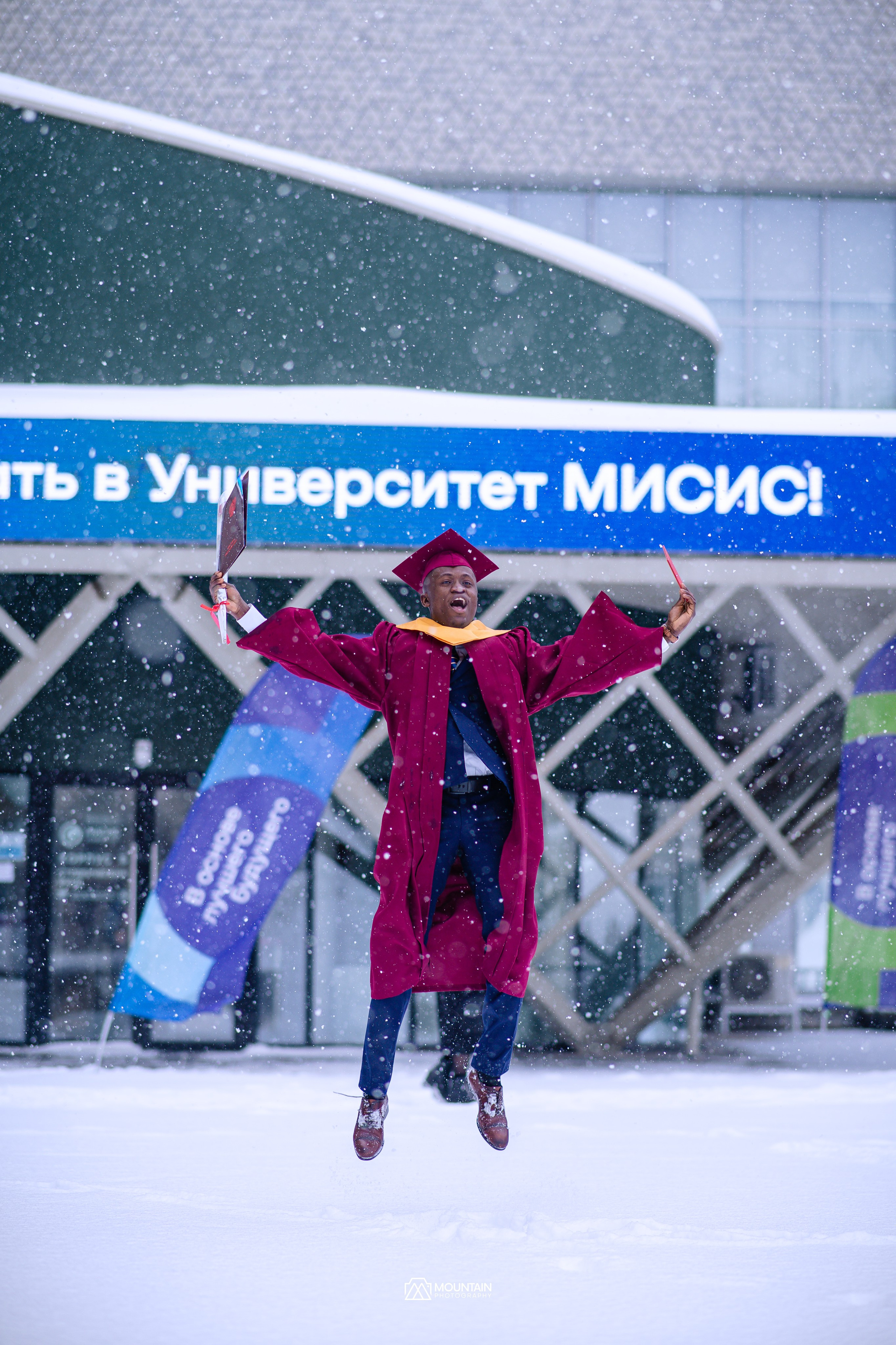 Remise des diplômes. Photographe basé à Moscou